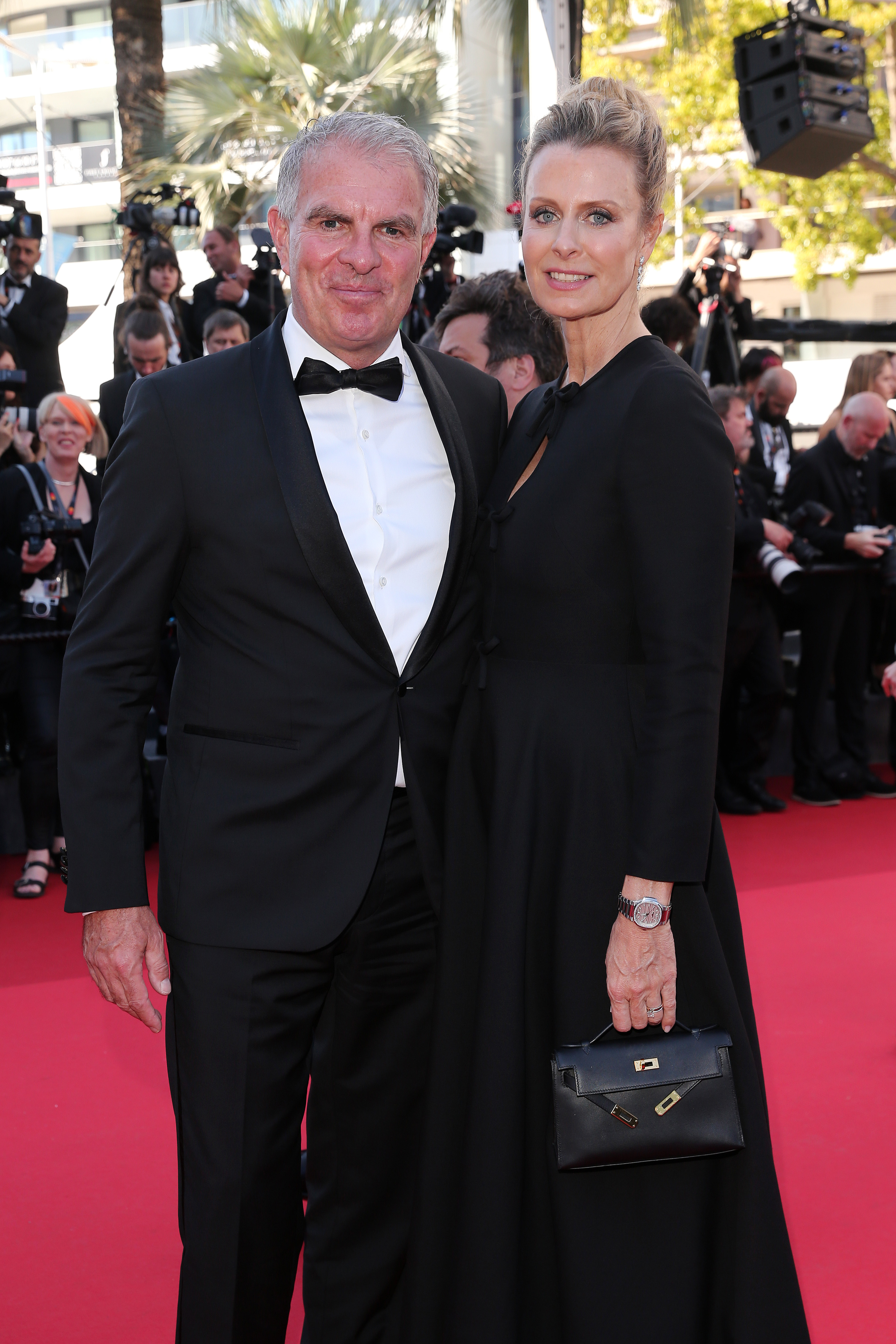 Carsten Spohr and Vivian Spohr during the "Kinds Of Kindness" Red Carpet at the 77th annual Cannes Film Festival at Palais des Festivals on May 17, 2024, in Cannes, France | Source: Getty Images