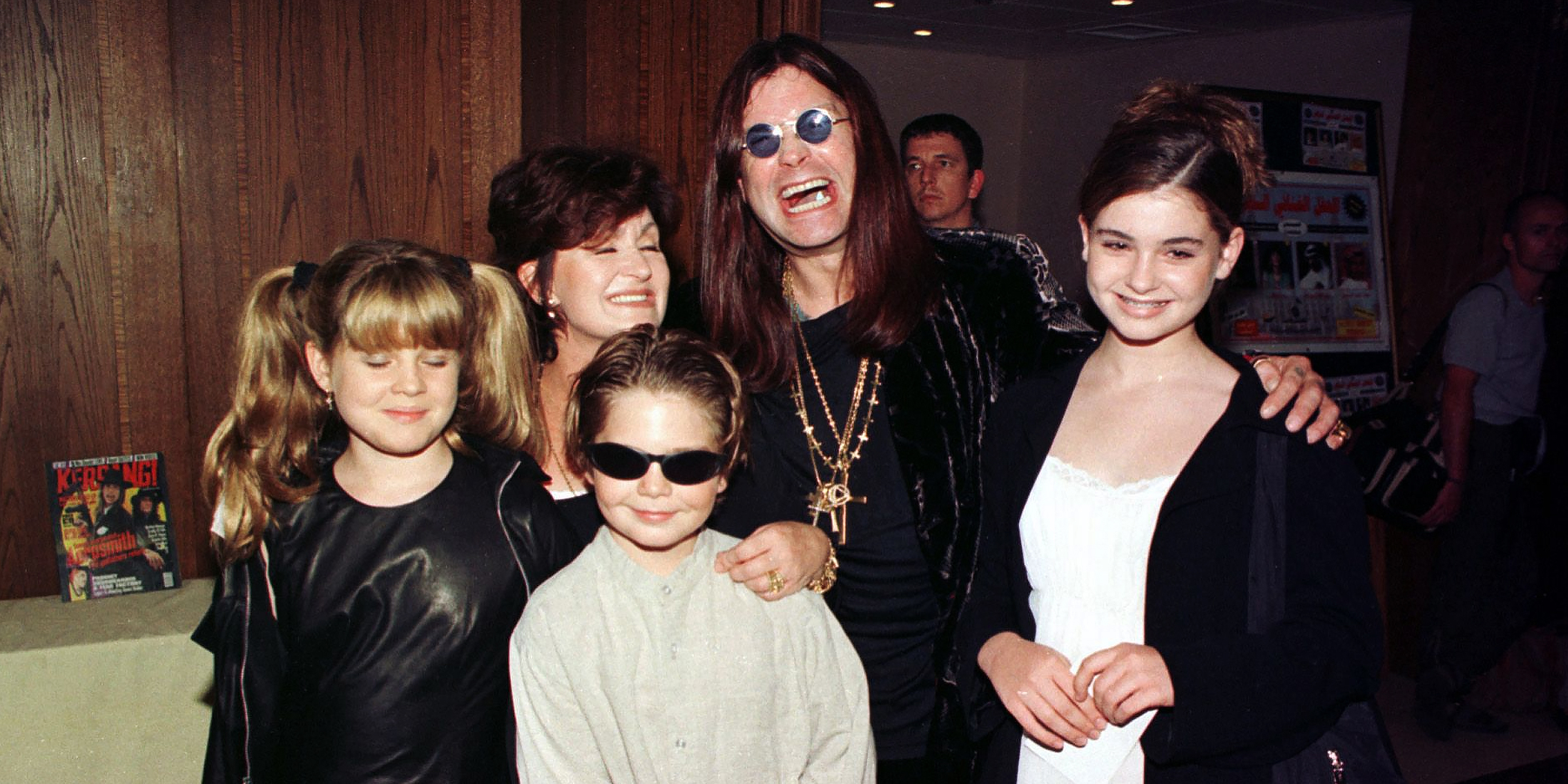 L-R: Kelly, Sharon, Jack, Ozzy and Aimee Osbourne. | Source: Getty Images