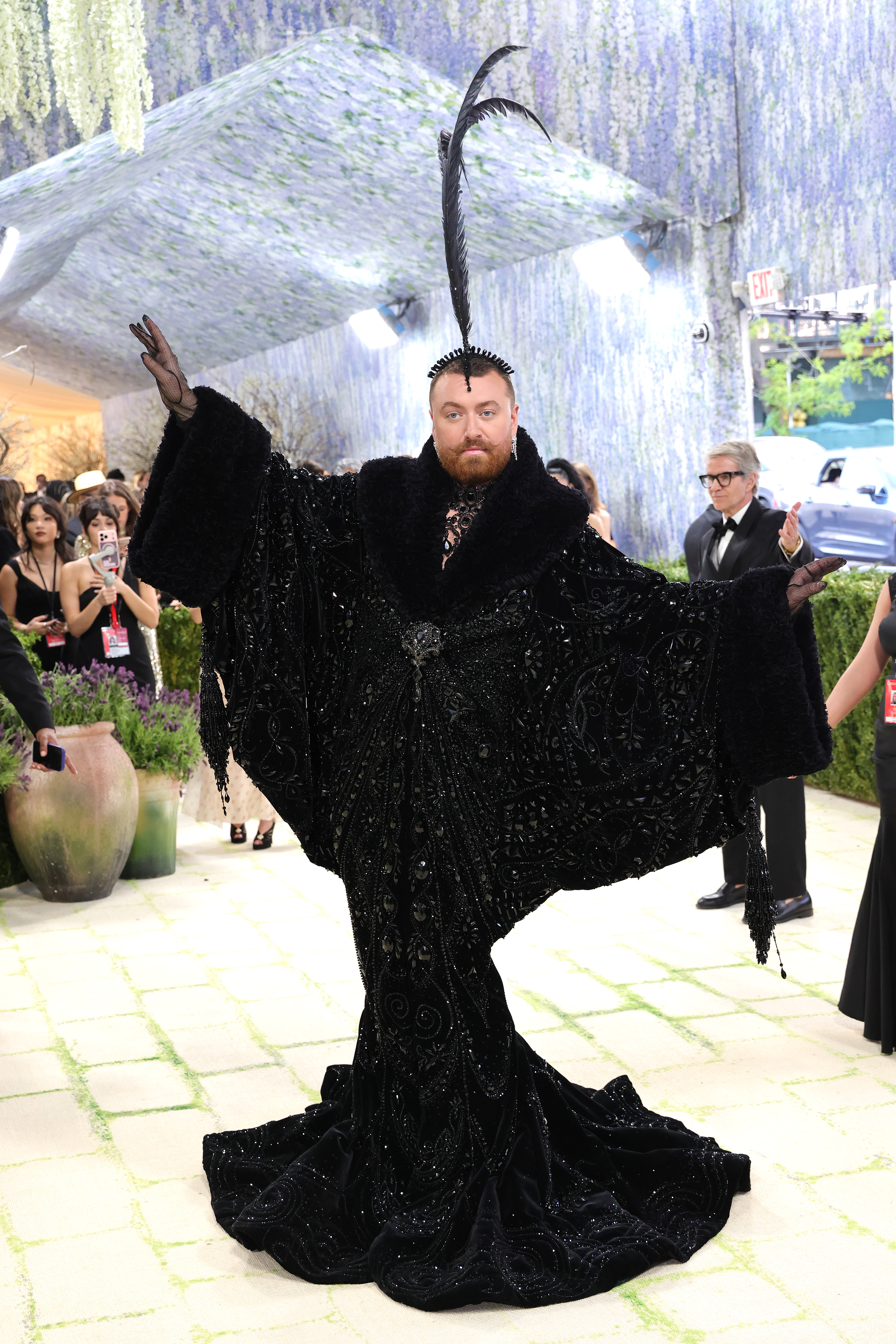 Sam Smith attends the Met Gala celebrating "Costume Art" at The Metropolitan Museum of Art on May 4, 2026, in New York City | Source: Getty Images