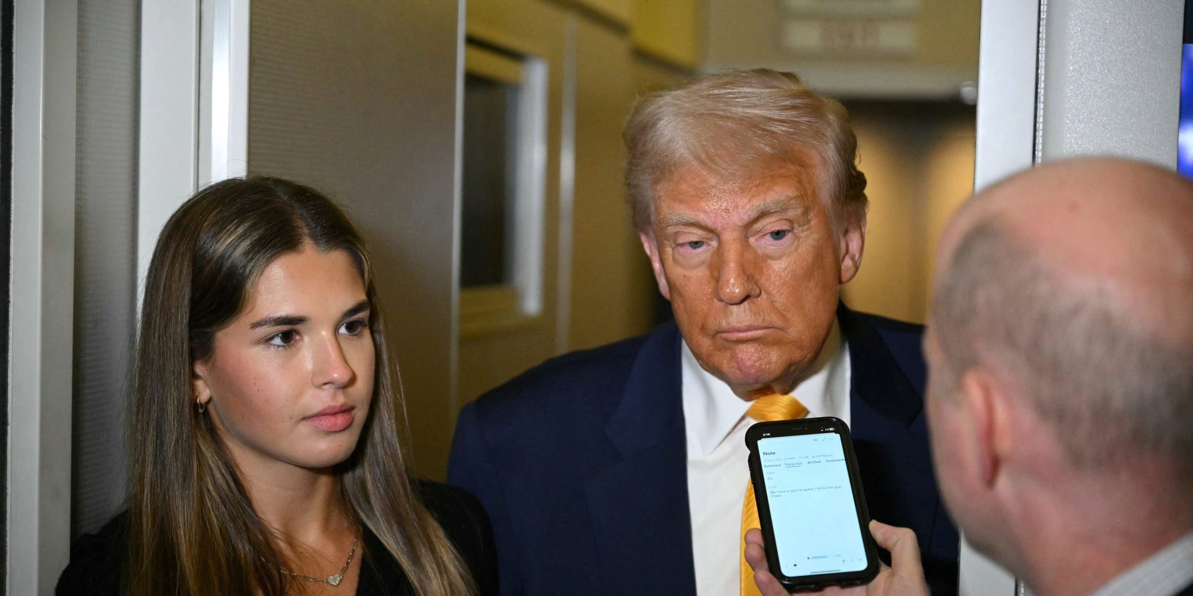 Kai Trump and her grandfather, Donald Trump | Source: Getty Images