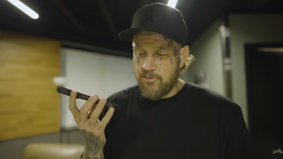 The most talked-about moment came when Jelly Roll brought Bunnie into the vlog by phone, directing fans to her "Dumb Blonde" episode for answers. The exchange quickly reframed their divorce as something far warmer — and far more complicated — than a clean break. | Source: YouTube/Jelly Roll