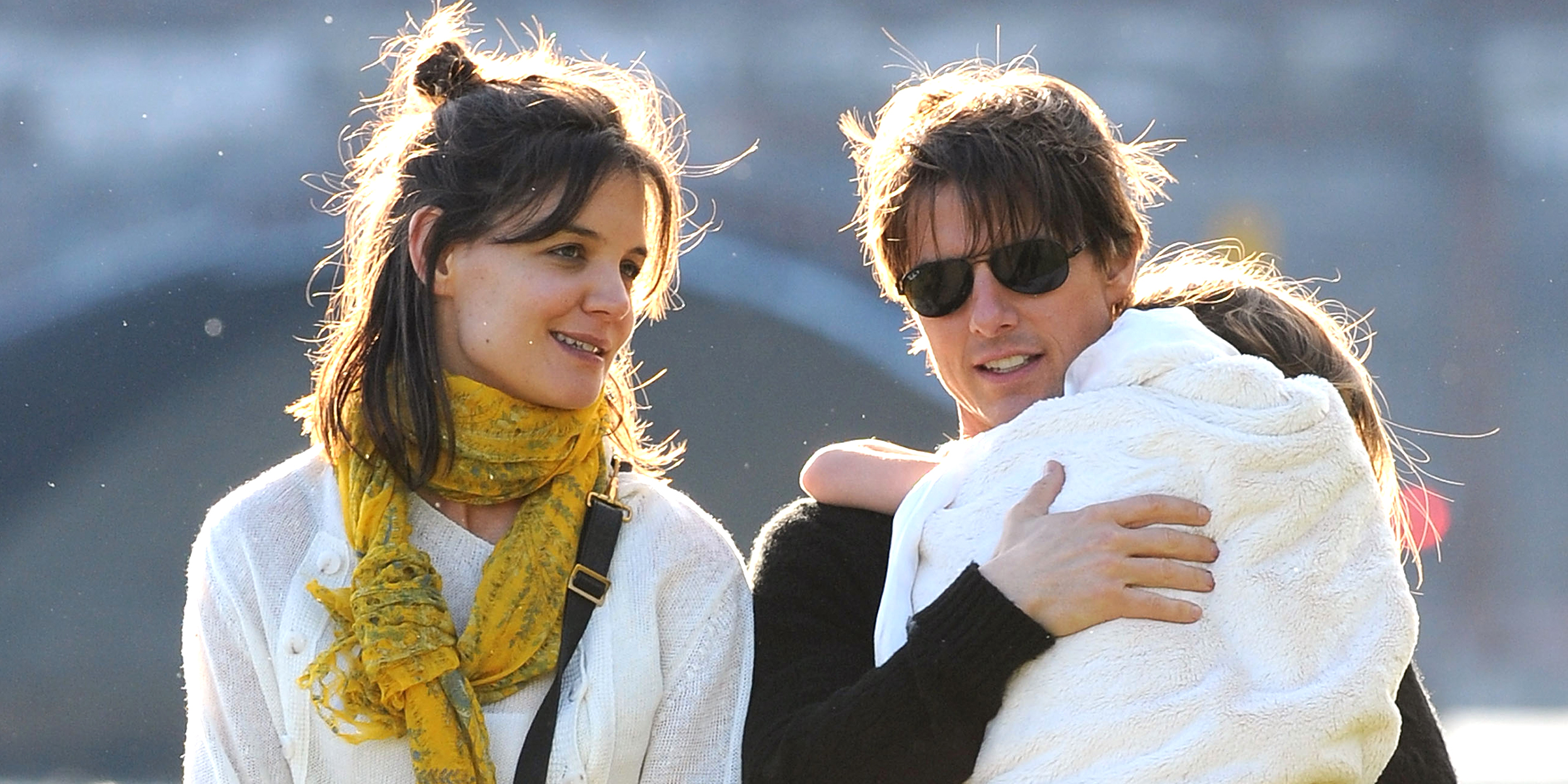 Katie Holmes, Tom Cruise and Suri Cruise | Source: Getty Images