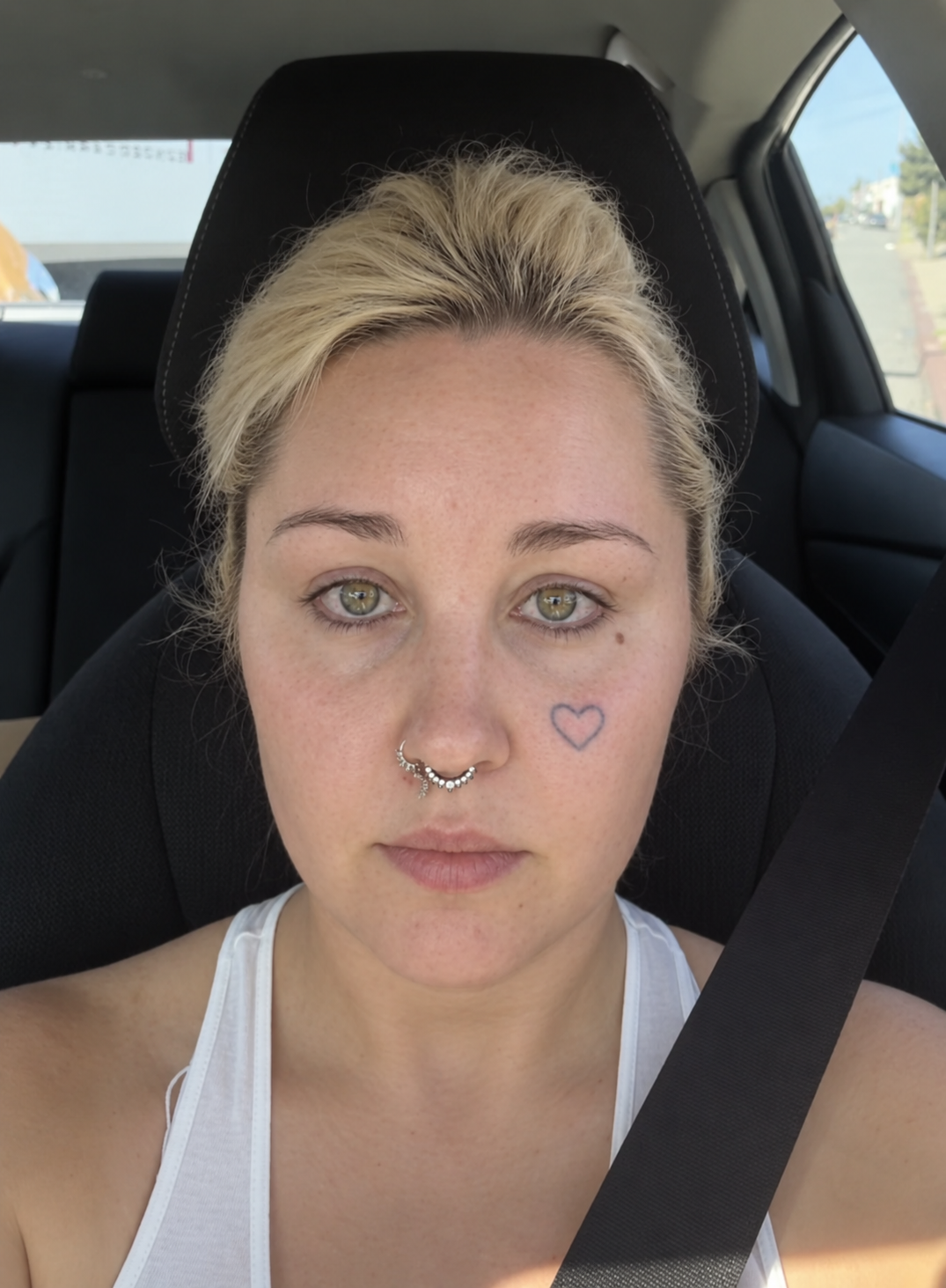 This AI-generated close-up presents a softer variation of the same car selfie. | Source: Chat GPT