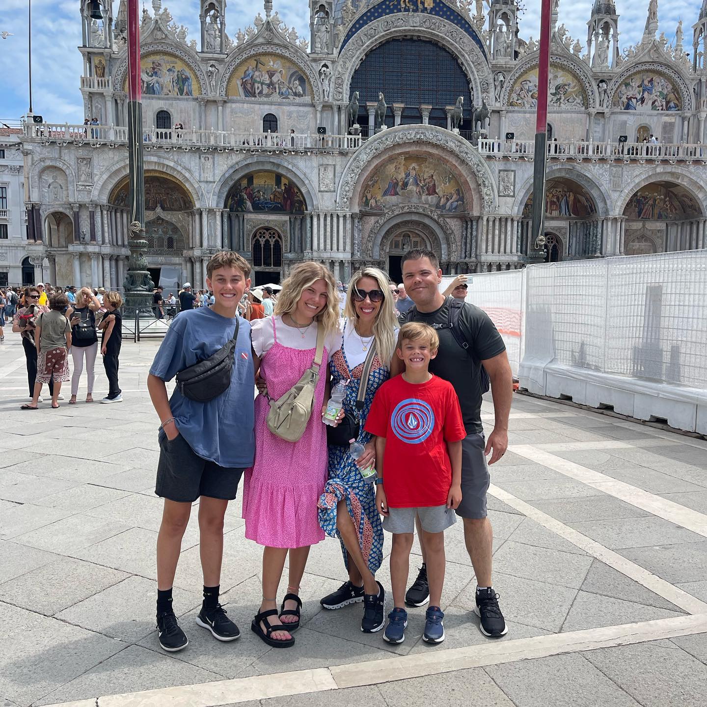 The family visited several well-known Venice landmarks during their Italian holiday in June 2023. Their travels highlighted a personal connection to Italy that Jeremy had developed long before becoming a husband and father. | Source: Instagram/melisaosmond