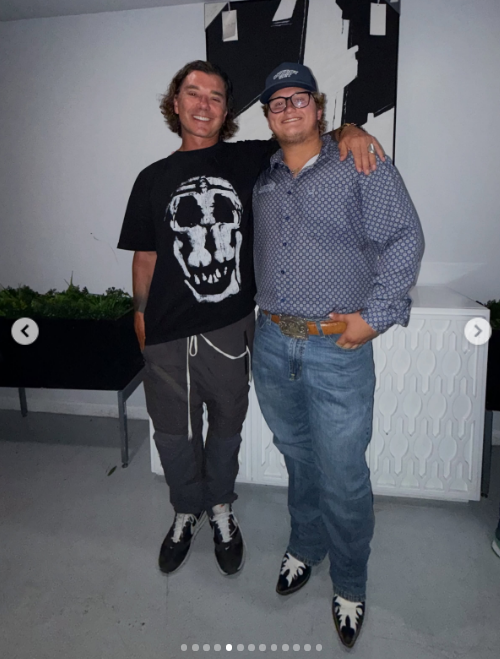 Gavin Rossdale and his middle son, Zuma Rossdale, somewhere in Malibu, California, on his post celebrating the end of the summer uploaded on September 3, 2026. | Source: Instagram/gavinrossdale