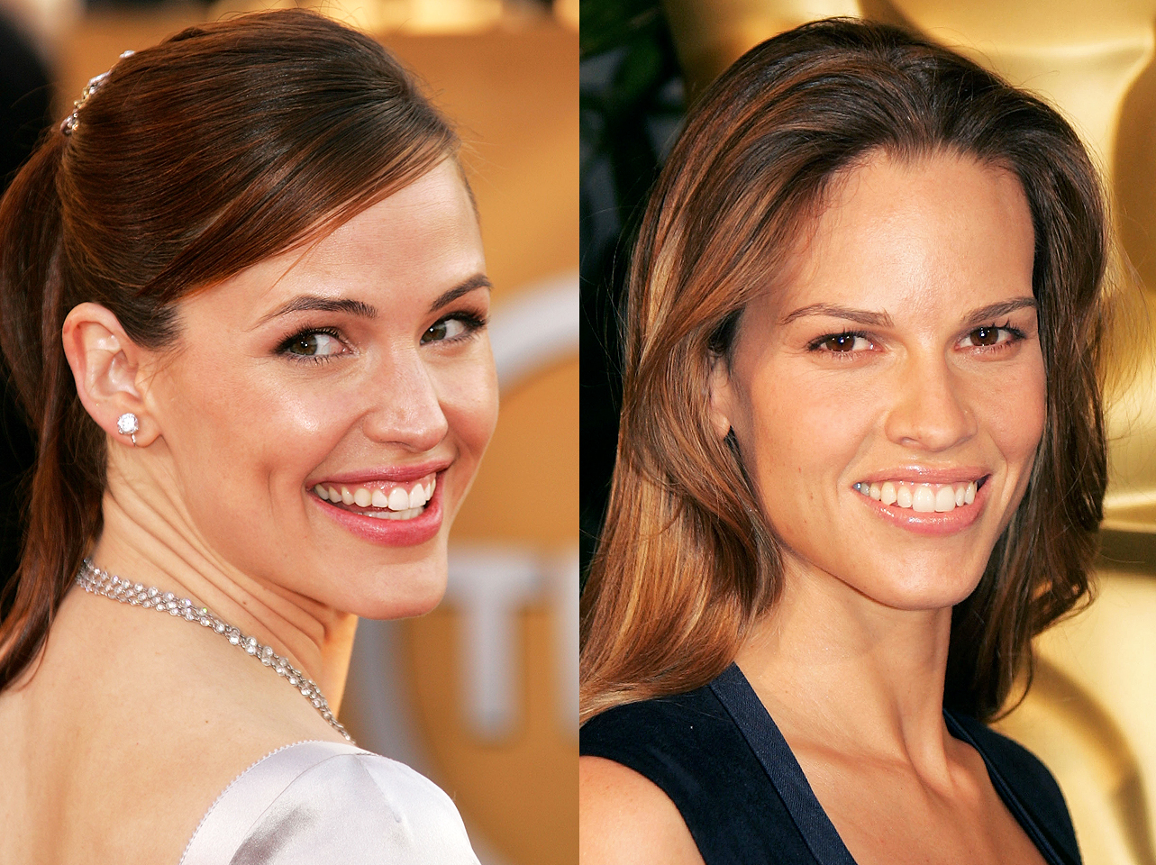 Hilary Swank and Jennifer Garner | Source: Getty Images