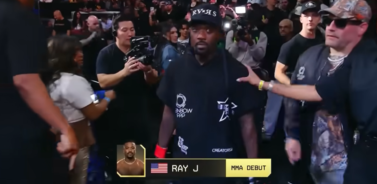 Ray J makes his MMA debut in Las Vegas | Source: YouTube/AdinRoss