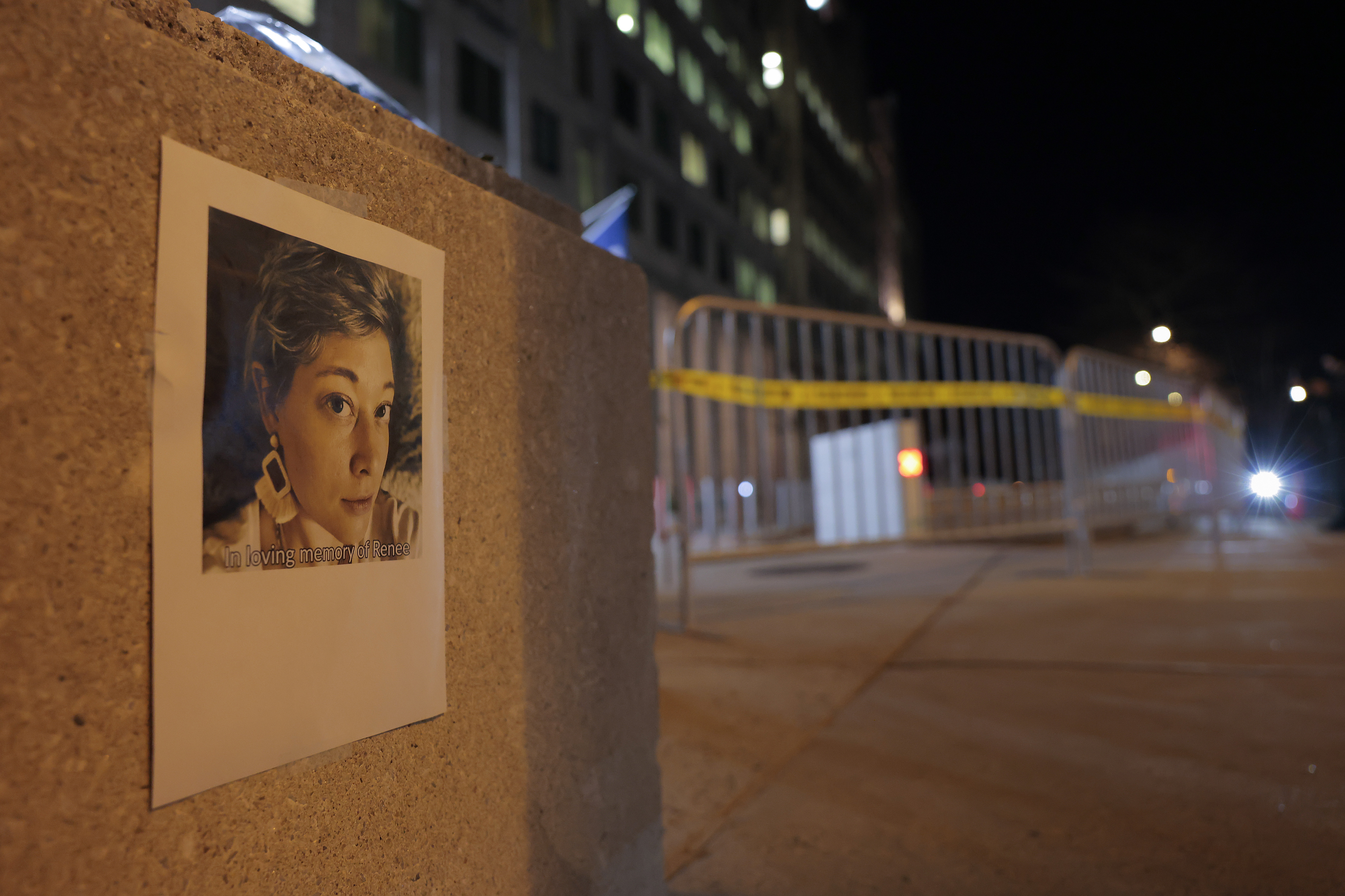 A view of a poster showing Renee Nicole Good's face in Washington, D.C. | Source: Getty Images