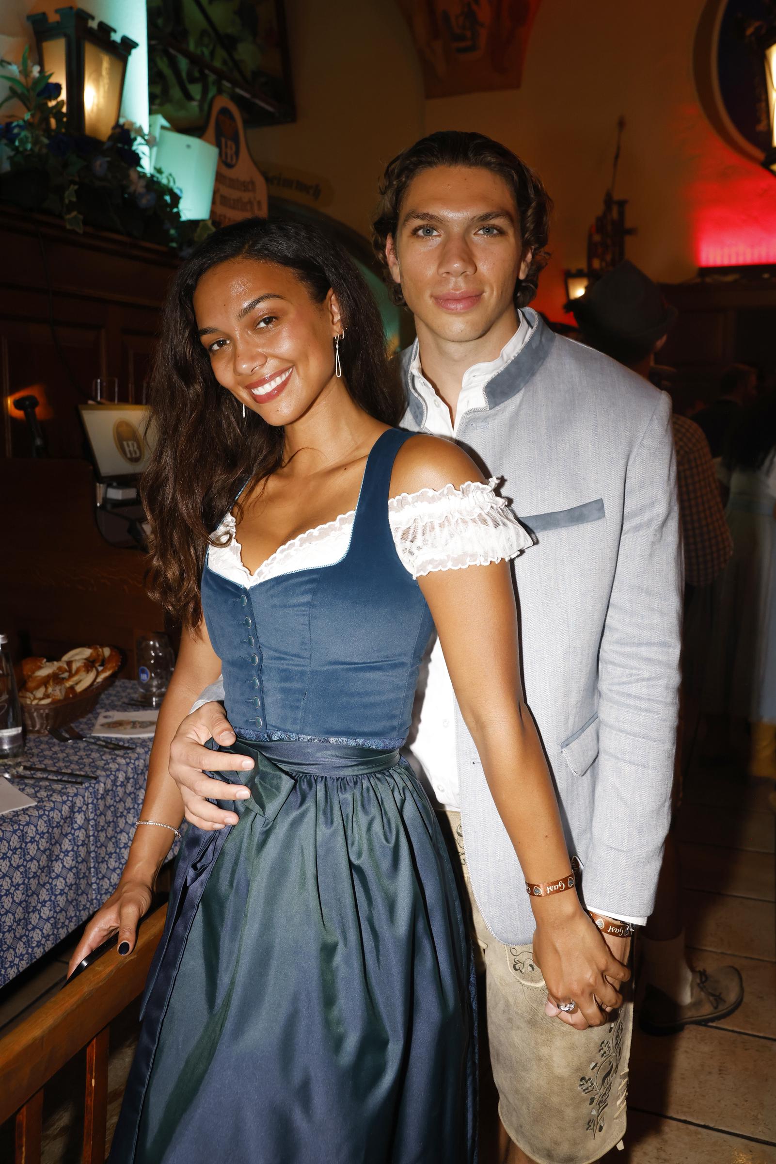 Elias Becker and his girlfriend Yasmine Dahlberg | Source: Getty Images