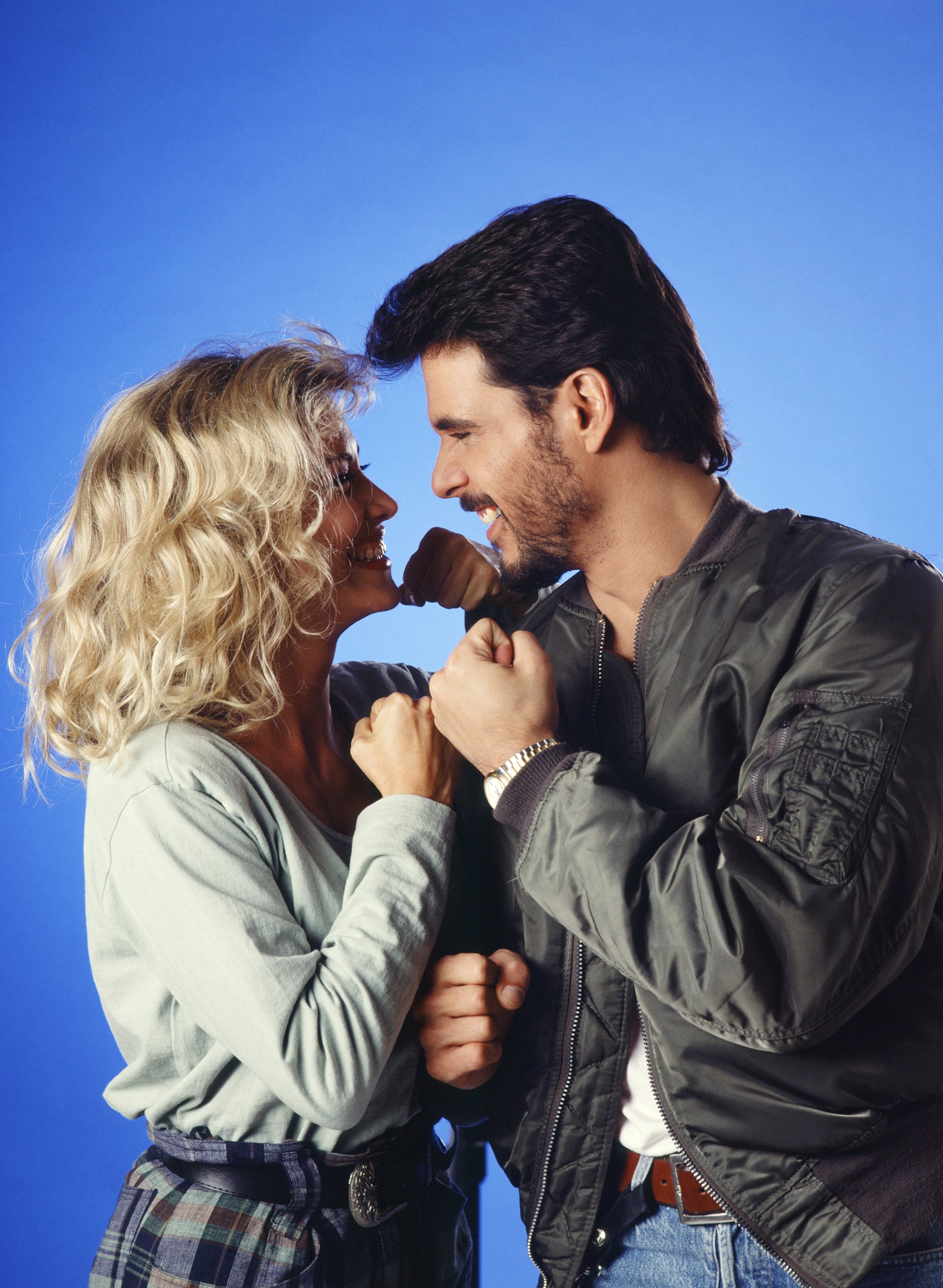 Kelker-Kelly appears with J. Cynthia Brooks in a promotional image for "Days of Our Lives." He later recalled that his years on the NBC soap came with an intense production schedule that eventually left him exhausted. | Source: Getty Images
