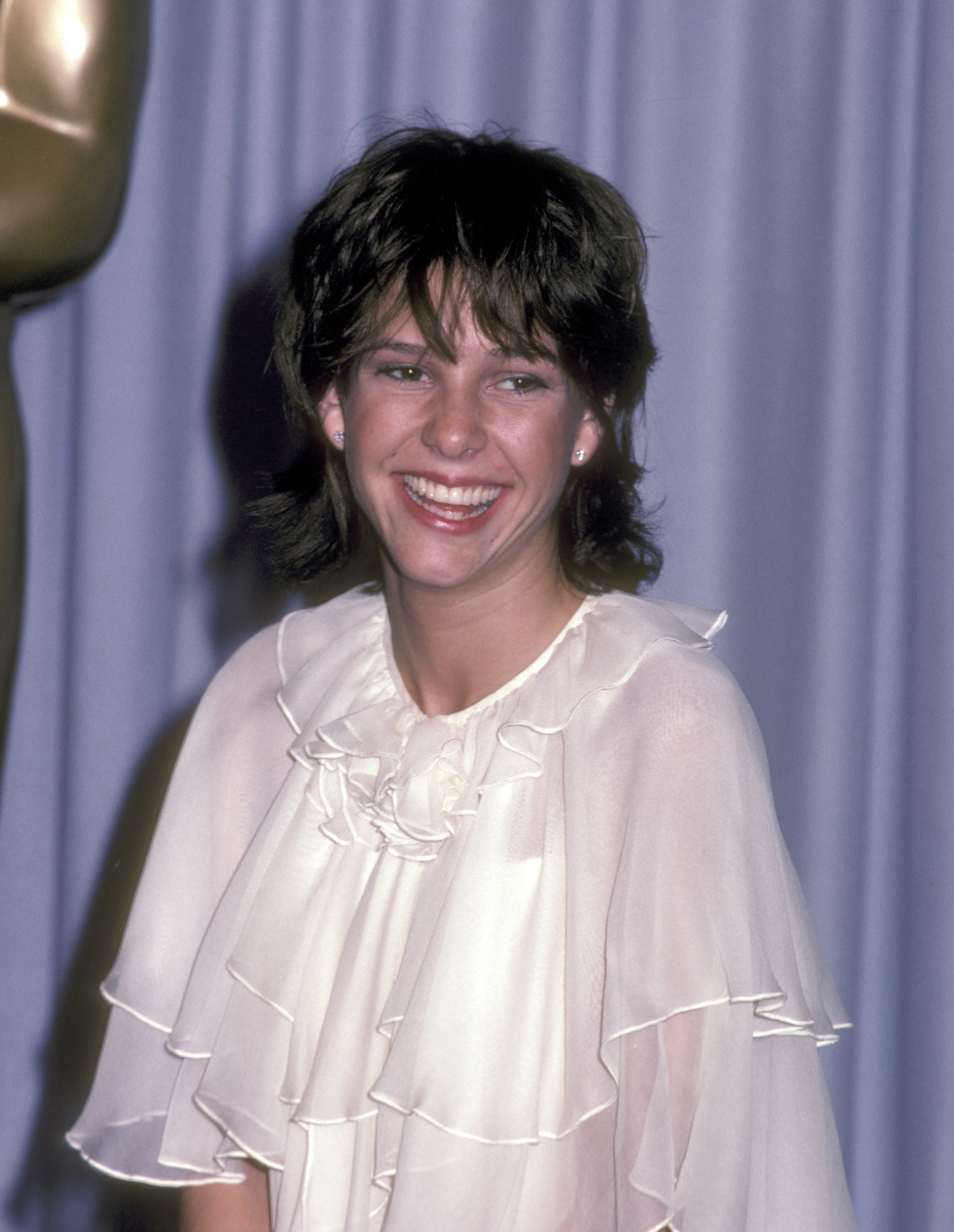 Kristy McNichol refused to go back until she got better. In this photo, she attended the Academy Awards at the Dorothy Chandler Pavilion in Los Angeles, California, on March 30, 1982. | Source: Getty Images