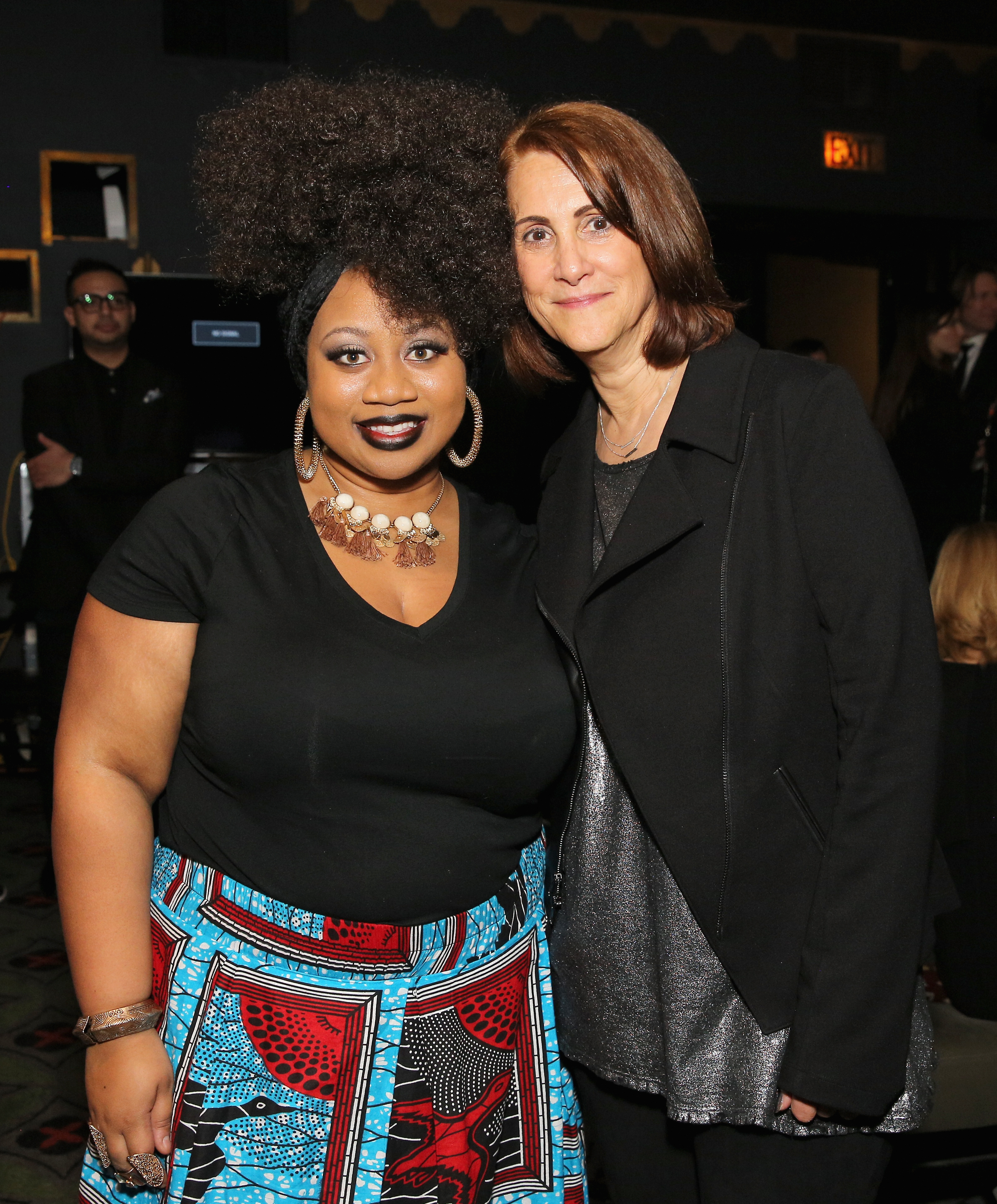 La'Porsha Renae (L) and Event Co-Chair and Music Supervisor, Robin Kaye attend The 7th Annual Guild Of Music Supervisors Awards at The Theater at Ace Hotel on February 16, 2017 in Hollywood, California | Source: Getty Images