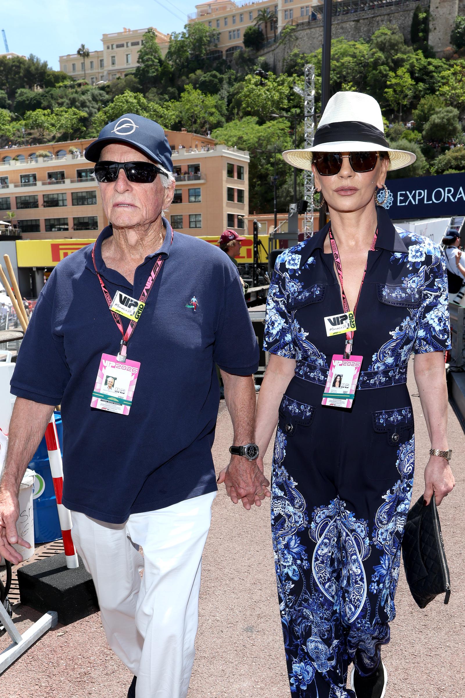 Catherine credited her late father-in-law, Kirk Douglas, with encouraging her to keep moving. Her favorite activities now include swimming, stretching, and exercises that improve balance. | Source: Getty Images