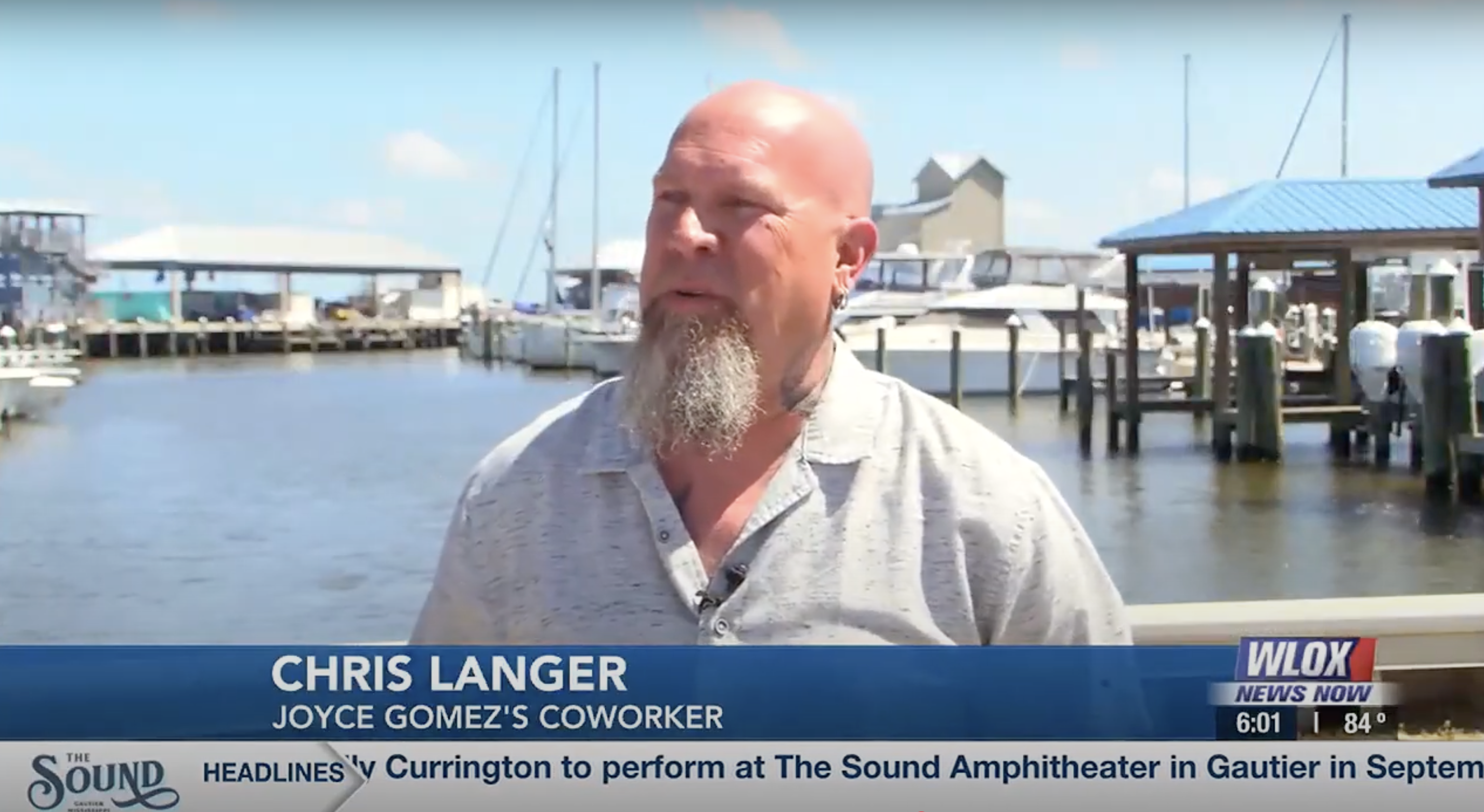 Joyce Gomez's co-worker, Chris Langer, shared his thoughts on her disappearance, as seen in a video dated April 29, 2025 | Source: YouTube/wloxnewsnow