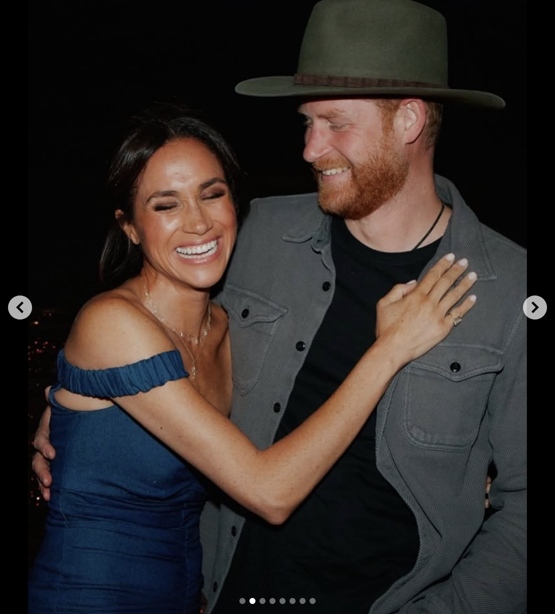 Meghan Markle and Prince Harry are pictured together, dated May 10, 2025 | Source: Instagram/meghan