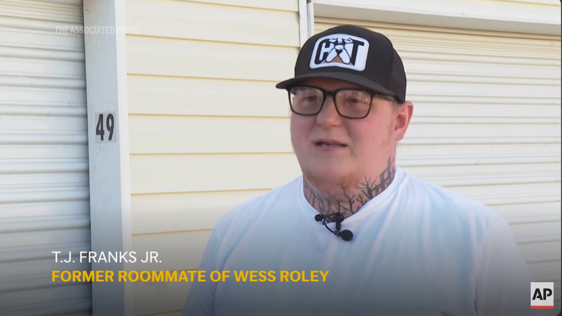 T.J. Franks Jr. discusses Wess Roley’s behavior while they lived together in Sandpoint, Idaho, posted on June 30, 2025 | Source: YouTube/AssociatedPress