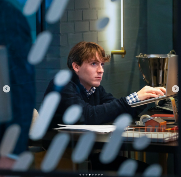 James Wilkie Broderick in a scene from "Elsbeth," posted on February 18, 2025. | Source: Instagram/elsbethcbs