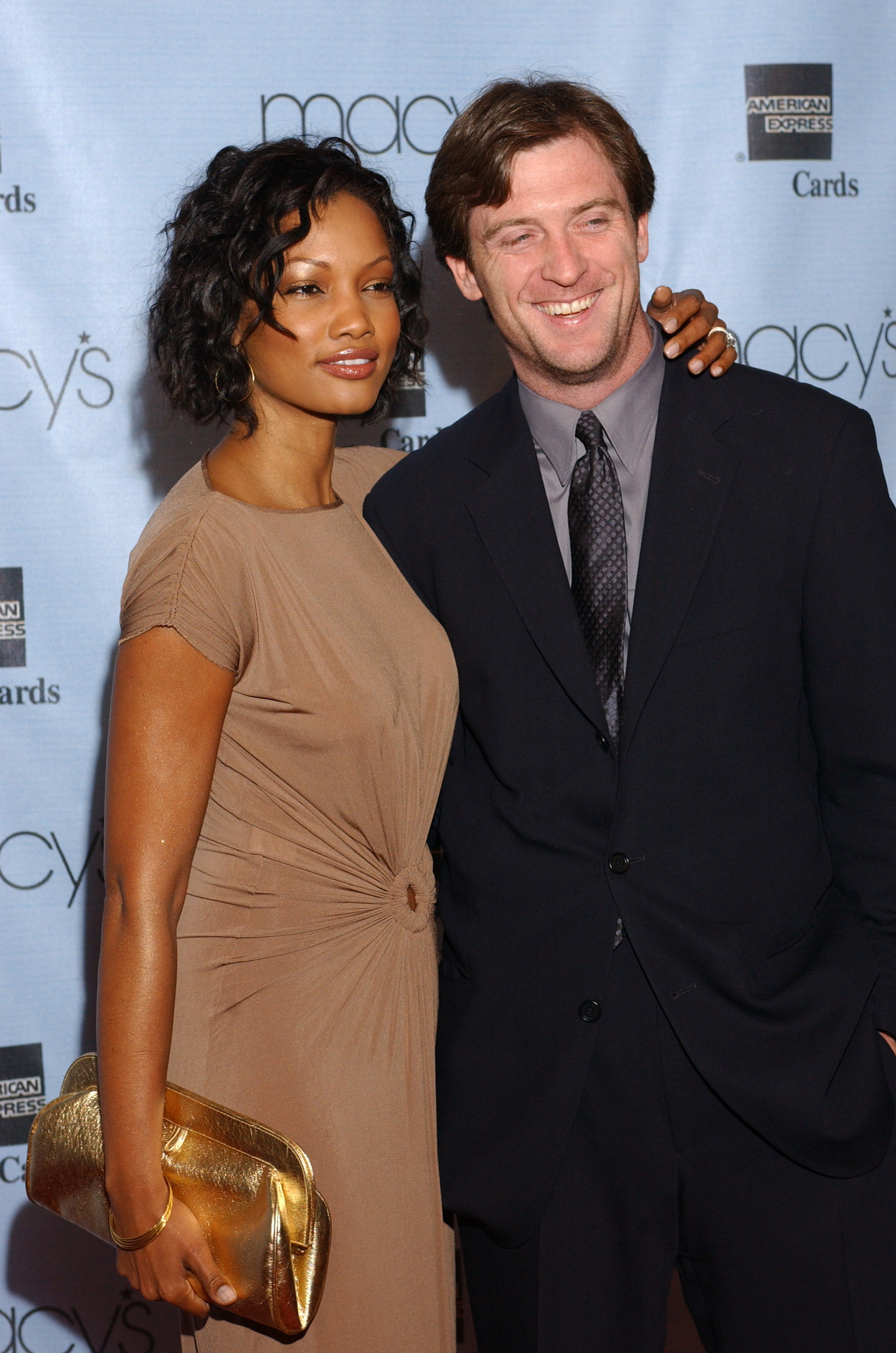 Garcelle Beauvais and Mike Nilon attend the Macy's and American Express "Passport 2002" 20th Anniversary Gala in Santa Monica, California, on September 26, 2002 | Source: Getty Images