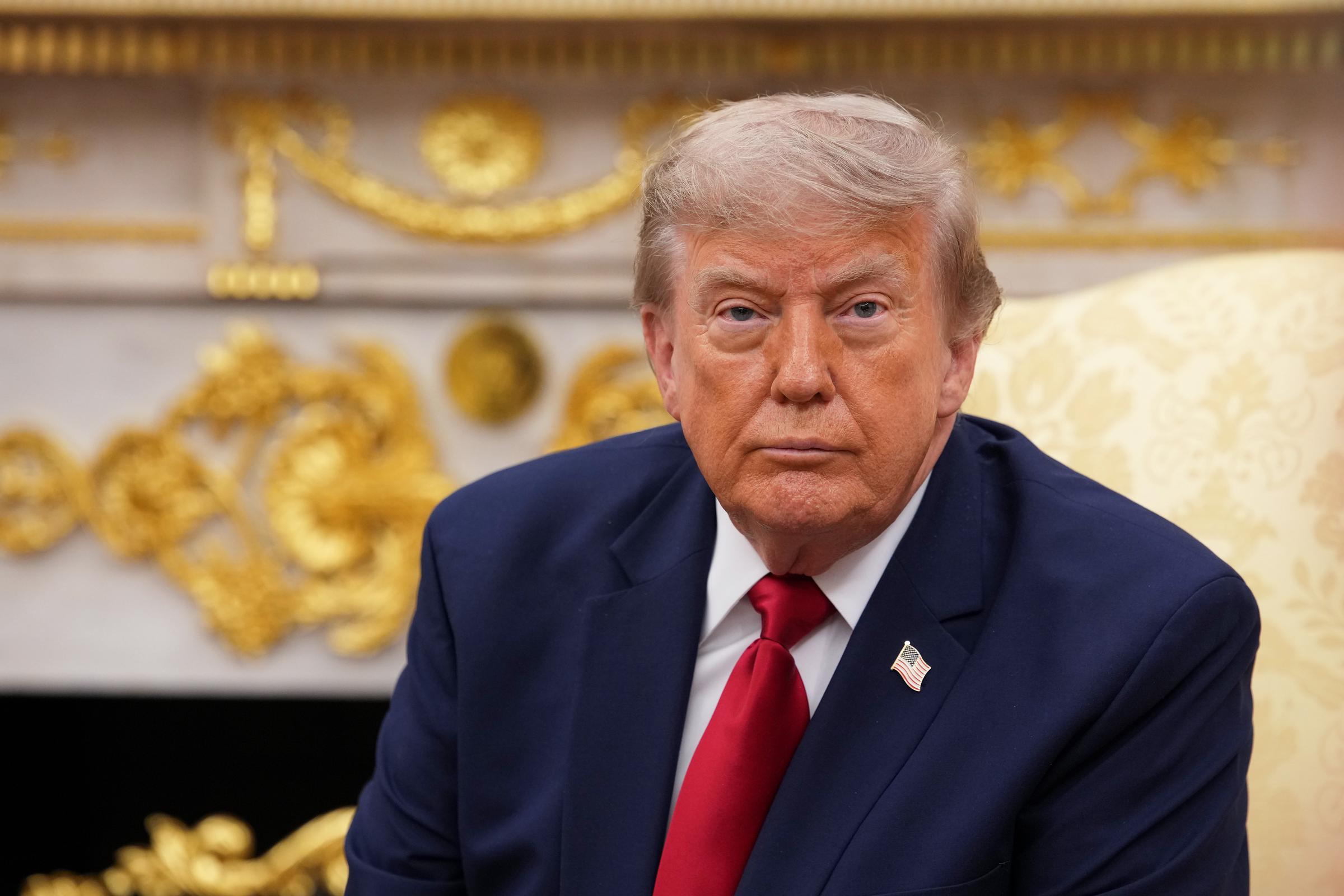 President Donald Trump's sizable holiday gifts to a select group of White House aides are drawing scrutiny. | Source: Getty Images
