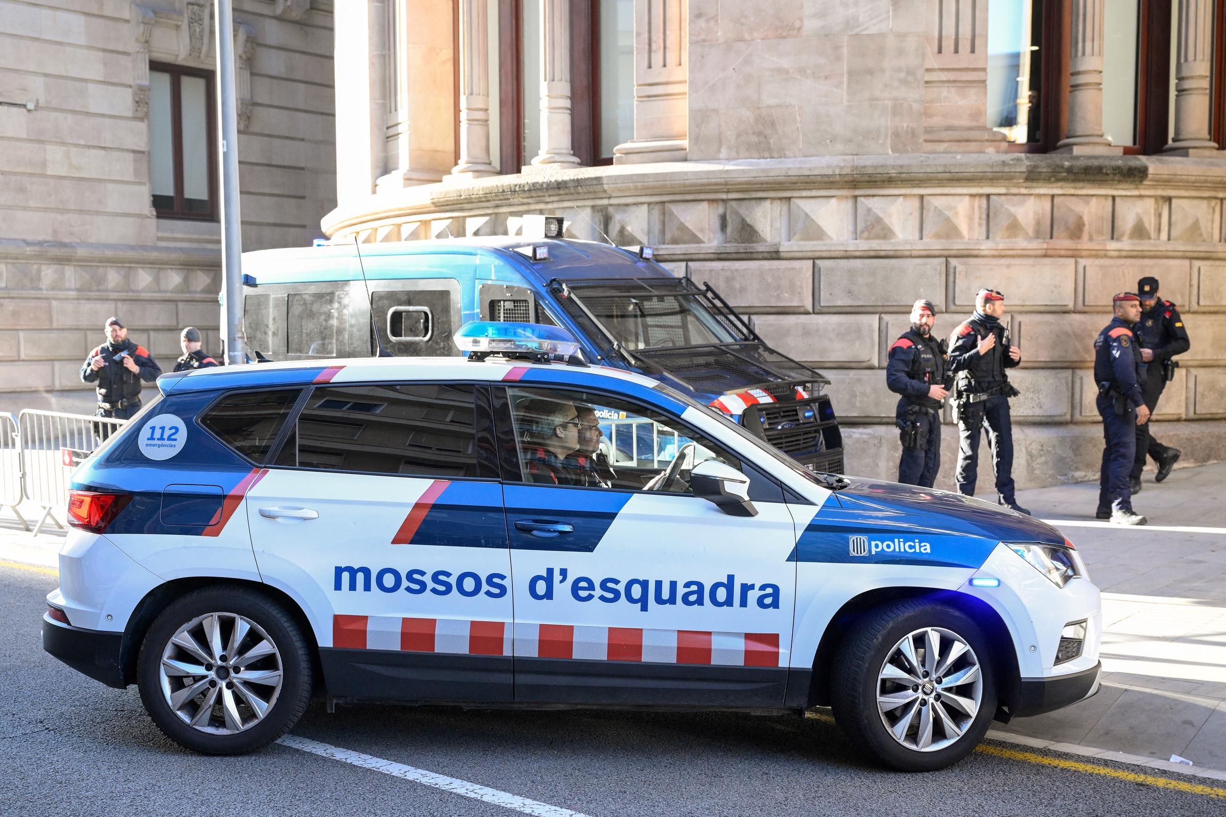 A car of the police forces Mossos d'Esquadra. | Source: Getty Images