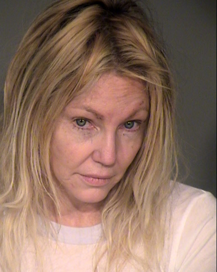 Heather Locklear's mugshot after her arrest in Ventura, California on February 25, 2018. | Source: Getty Images