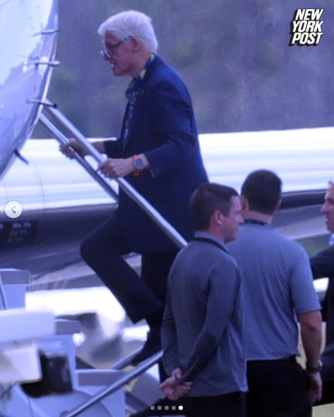 Bill Clinton from a post dated August 30, 2025. | Source: Instagram/nypost