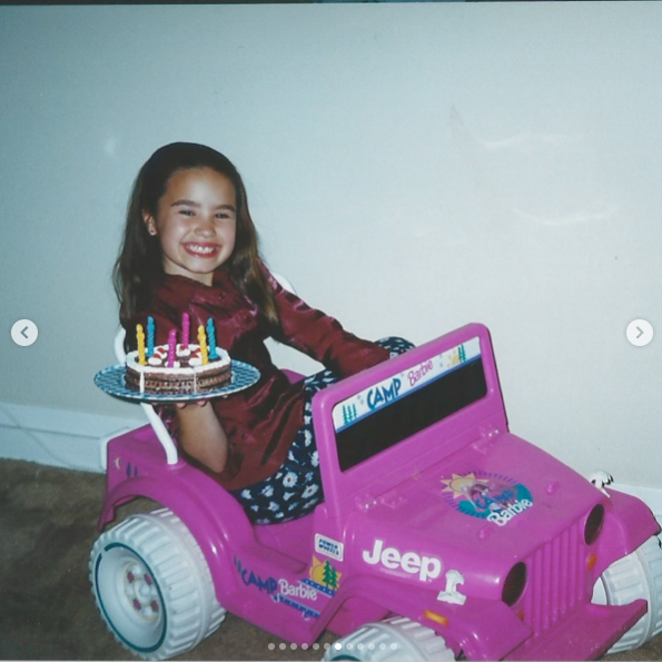 A screenshot of the Hollywood star as a child from a post dated September 14, 2024. | Source: Instagram/ddlovato