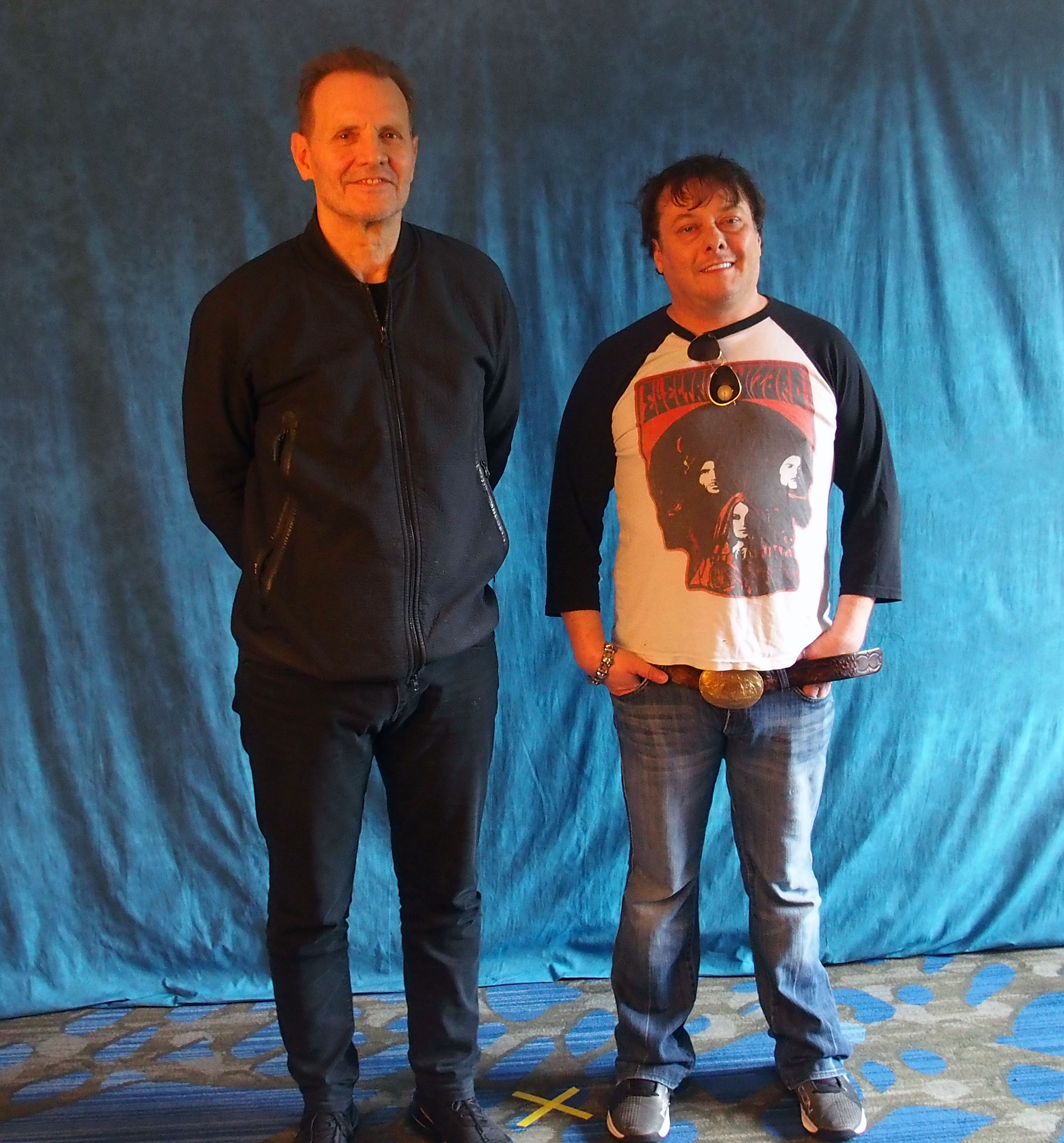 Michael Biehn and the actor attend Chiller Theatre Expo Spring 2023 at Parsippany Hilton on April 29, 2023 in Parsippany, New Jersey | Source: Getty Images