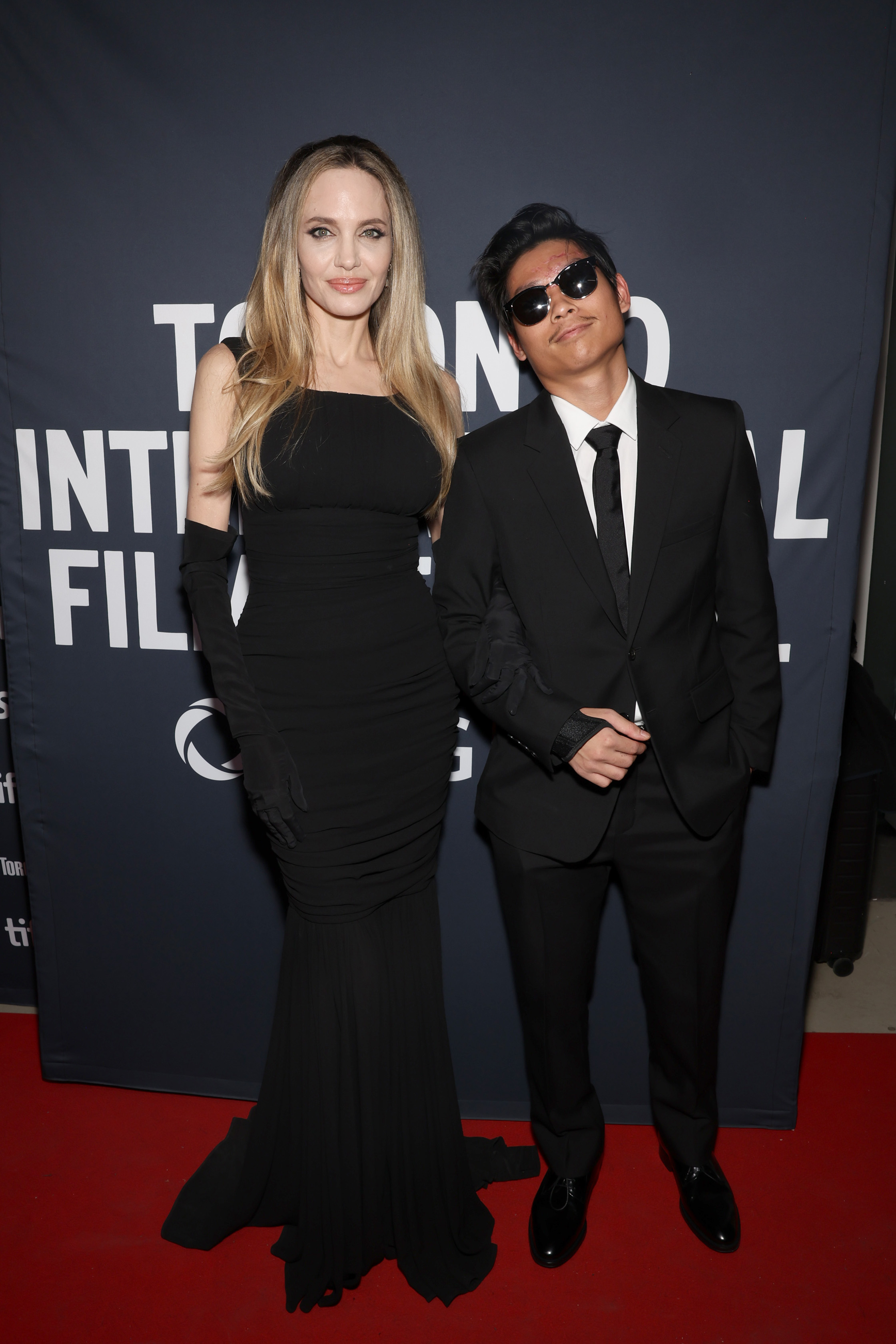 Angelina Jolie and Pax Jolie-Pitt attend the premiere of "Without Blood" during the 2024 Toronto International Film Festival on September 08, 2024 | Source: Getty Images