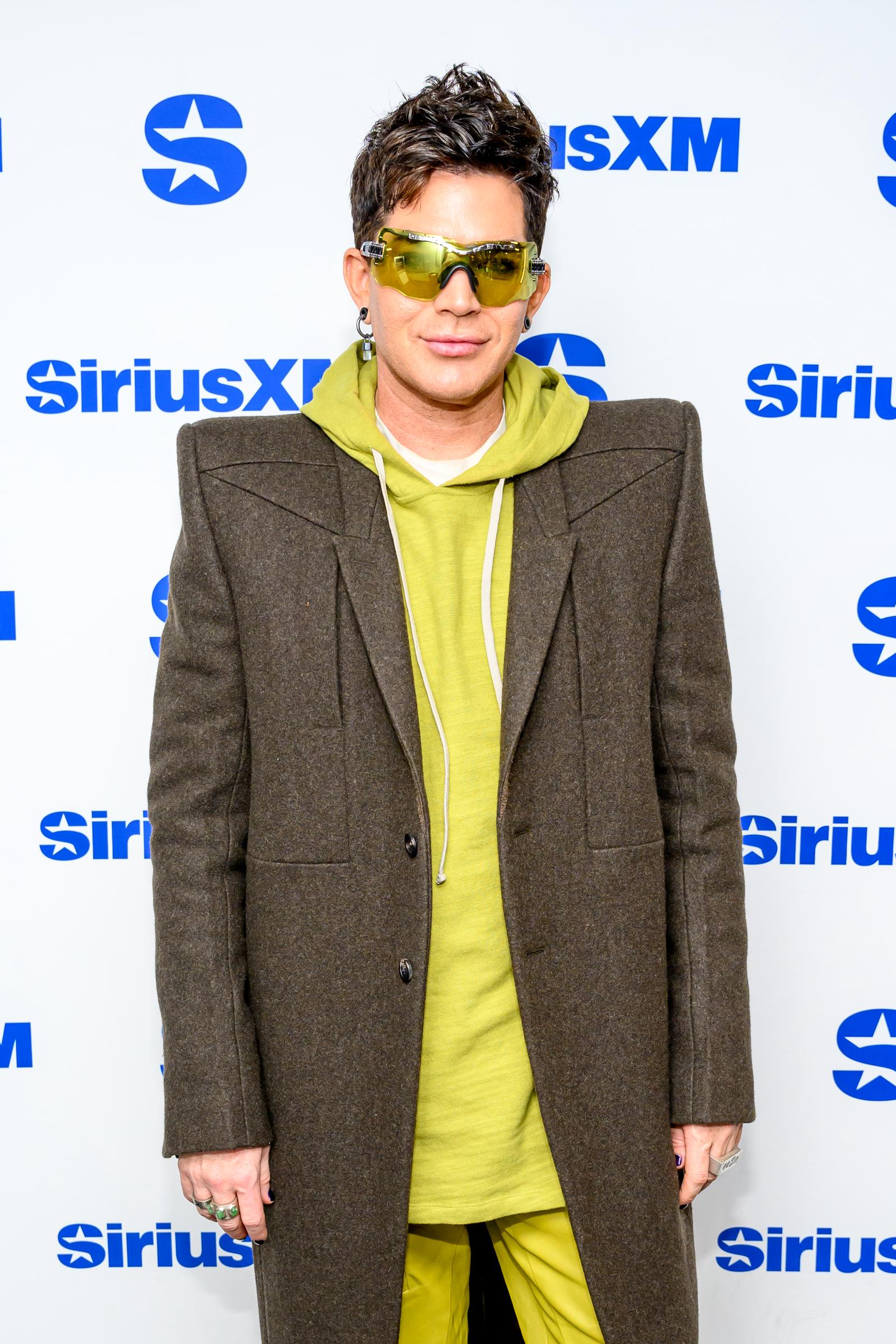 Adam Lambert at SiriusXM Studios on December 5, 2024, in New York. | Source: Getty Images