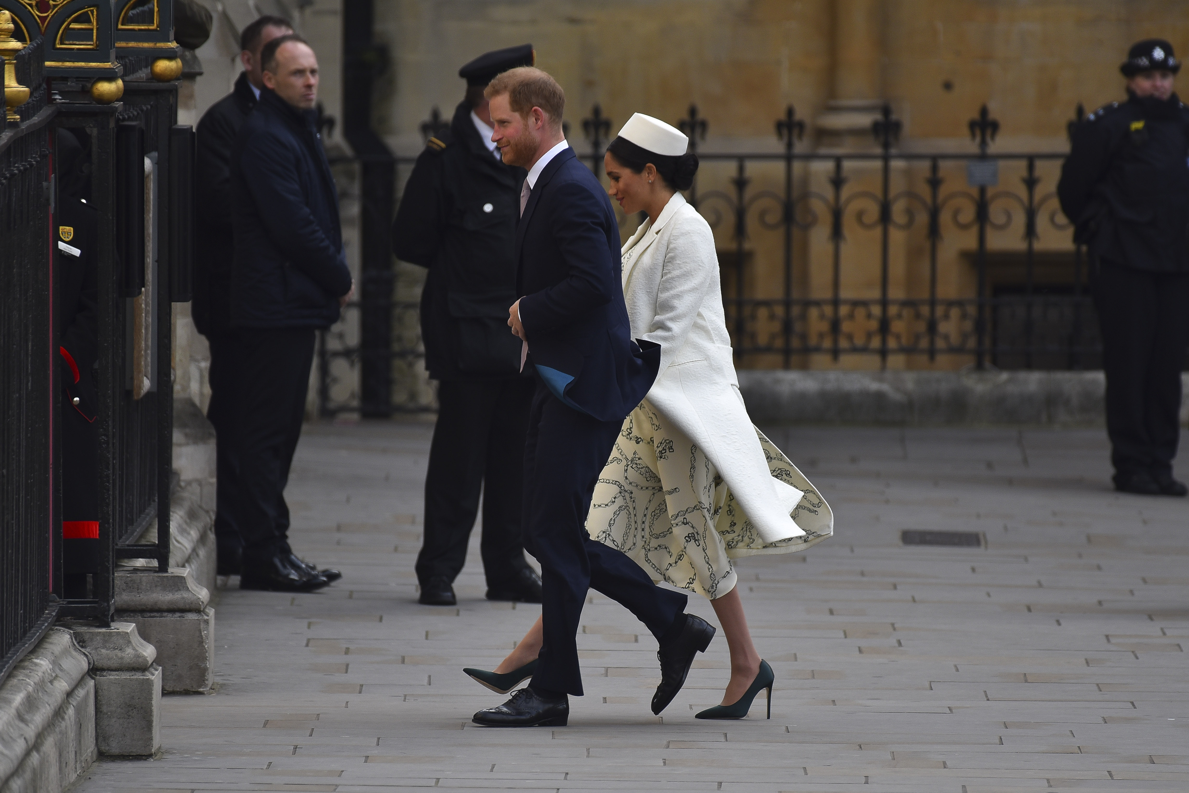 Prince Harry and Meghan, Duchess of Sussex, at the Commonwealth Service on Commonwealth Day at Westminster Abbey on March 11, 2019 | Source: Getty Images