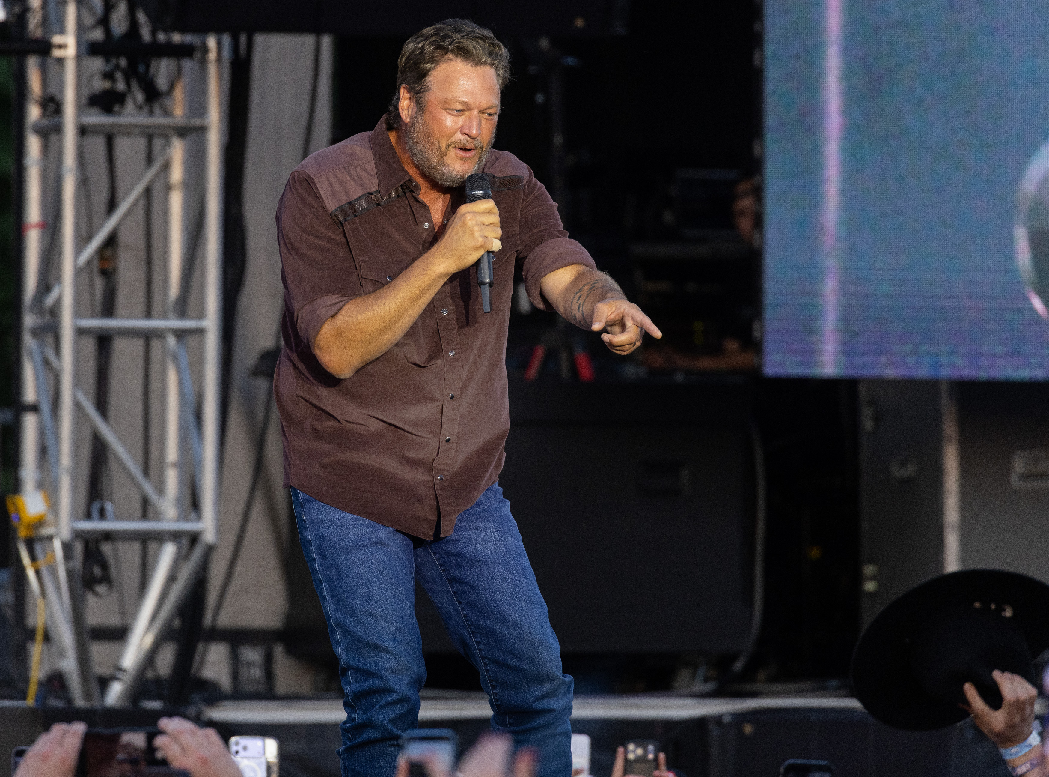 Blake Shelton performs onstage, years after becoming one of The Voice’s most recognizable coaches and before stepping away to focus more on his family. | Source: Getty Images