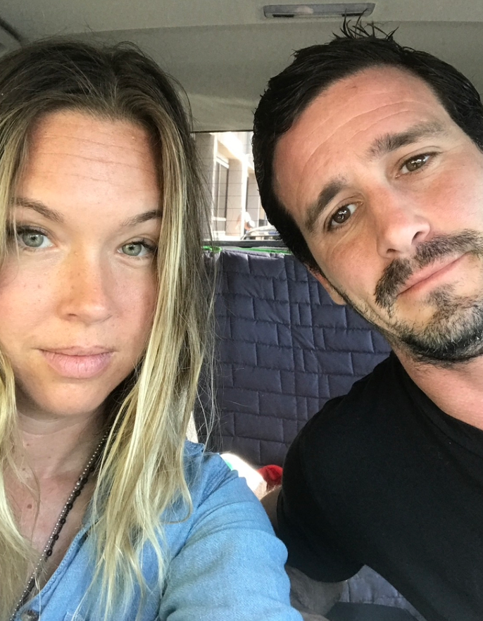 James Ransone and Jamie McPhee take selfie, from a campaign dated December 21, 2025. | Source: GoFundMe