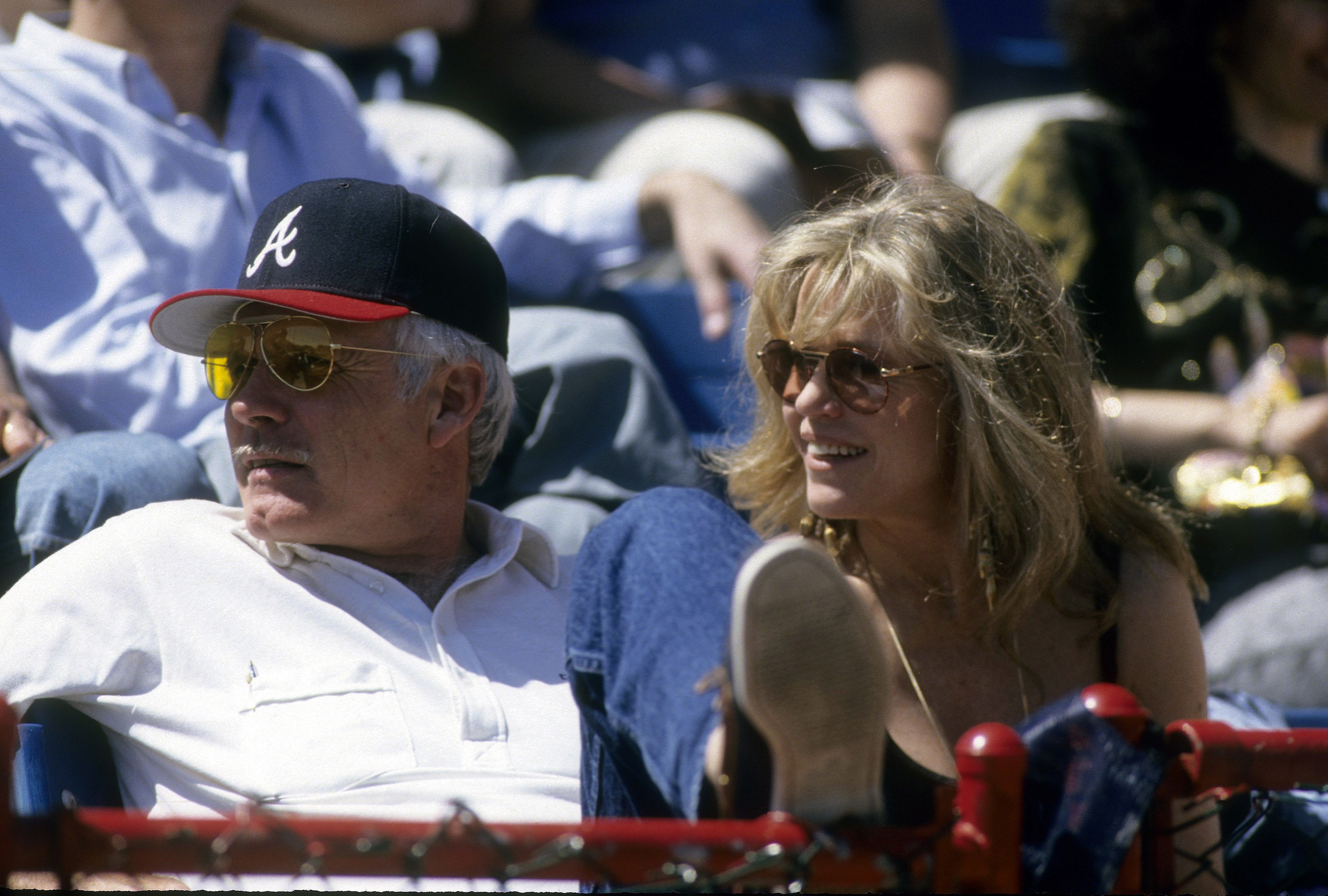 Ted Turner and Jane Fonda, circa 1989 | Source: Getty Images