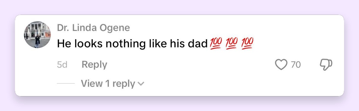 As it oftens happens with the next generation Hollywood, netizens immediately began discussing resemblance and some came to some serious conclusions about Homer Gere. | Source: TikTok/mickmicknyc