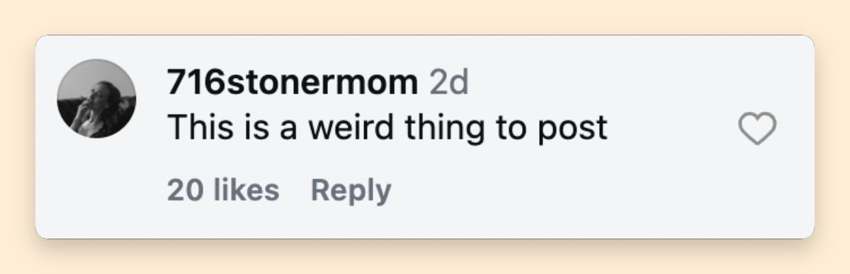 Gilbert's cryptic message drew mixed reactions, including questions about why she shared it. One comment expressed confusion without explaining the concern. | Source: Instagram/melissagilbertofficial