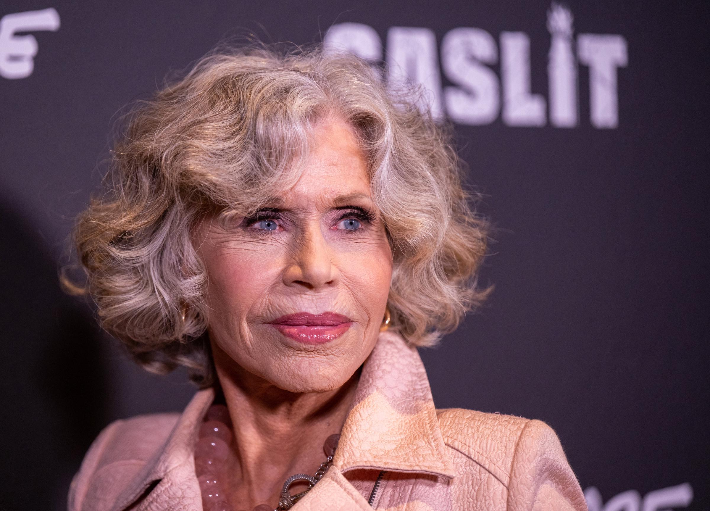 Jane Fonda poses during the premiere of Gaslit in Santa Monica, California, in 2026. | Source: Getty Images