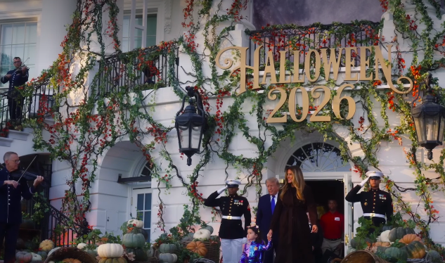 Donald and Melania Trump continued the White House tradition of celebrating Halloween with young visitors. The first lady's interactions with children became a particular highlight for several online supporters. | Source: Instagram/firstladyoffice