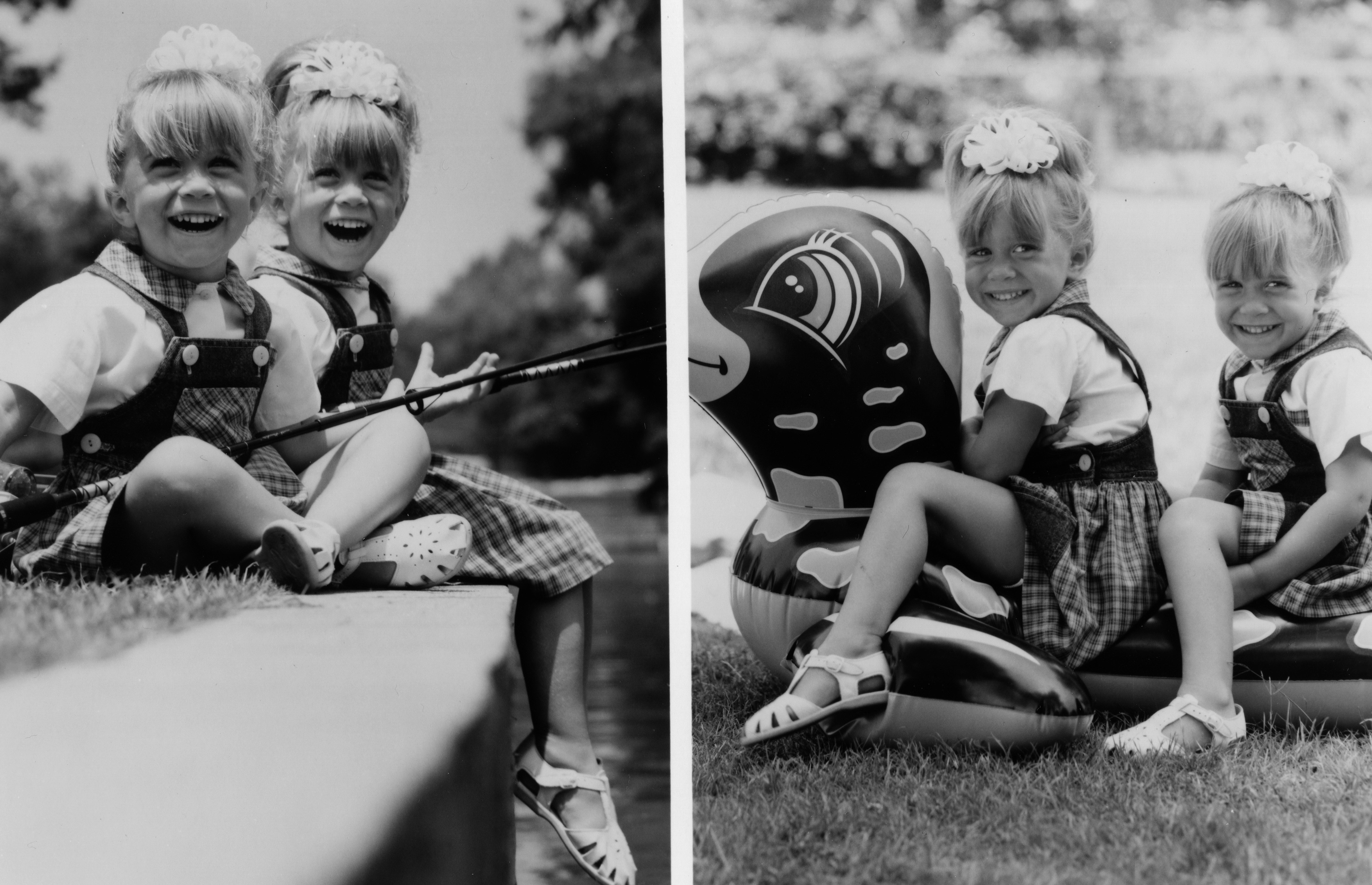 A photo of the twins from the "Full House" gallery in June 1991 | Source: Getty Images