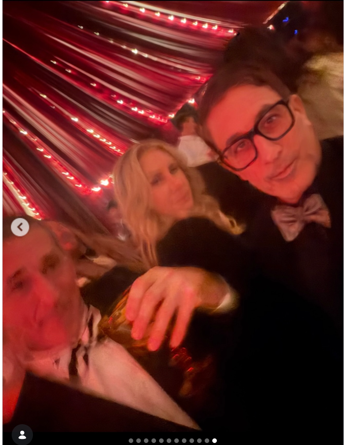 The festivities appeared to carry on well into the night, with Heather and fellow guests posing beneath the glowing red lights of the reception tent. The candid snapshot captures the party atmosphere that followed the wedding ceremony. | Source: Instagram/heather_parry