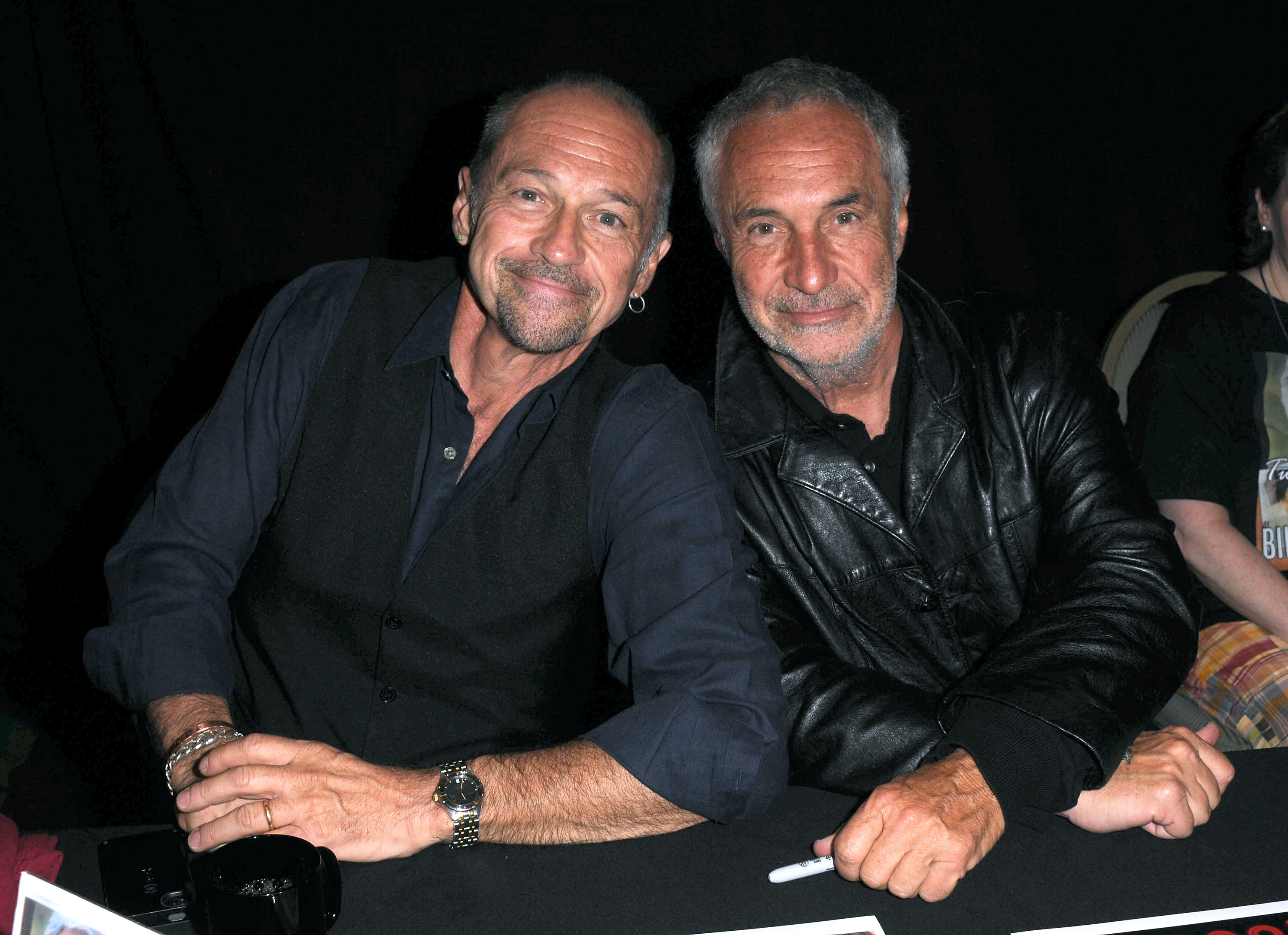 Brett and Bill Hudson during The Hollywood Show on April 21, 2012, in Burbank, California. | Source: Getty Images