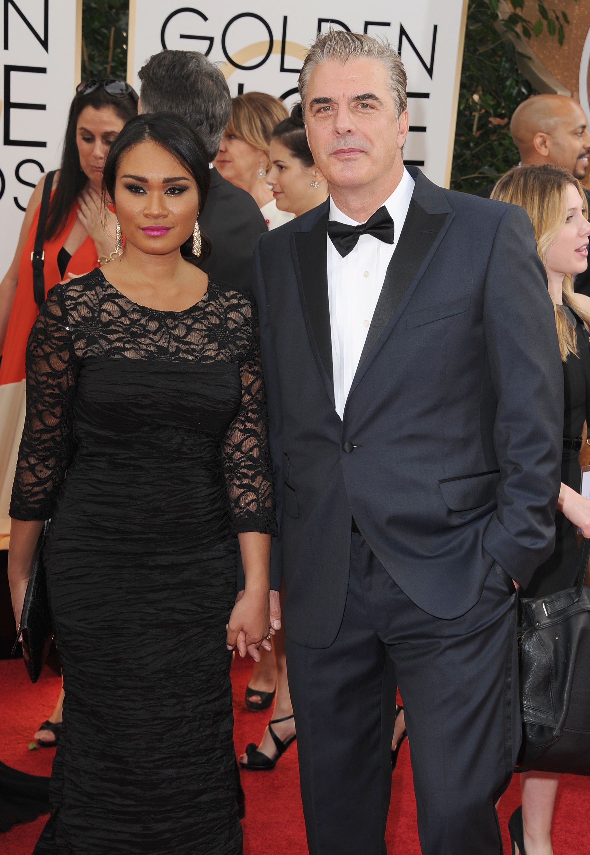 Tara Wilson and Chris Noth attend the 71st Annual Golden Globe Awards on January 12, 2014, in Beverly Hills, California. | Source: Getty Images