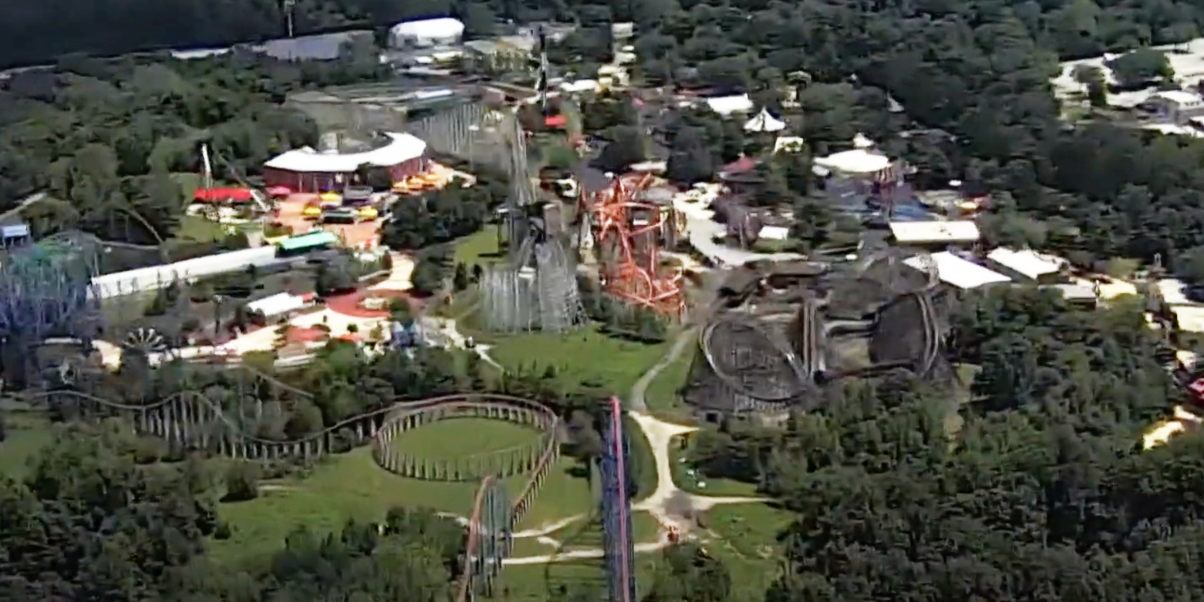 Six Flags America and Hurricane Harbor in Bowie, Maryland | Source: YouTube/WUSA9news