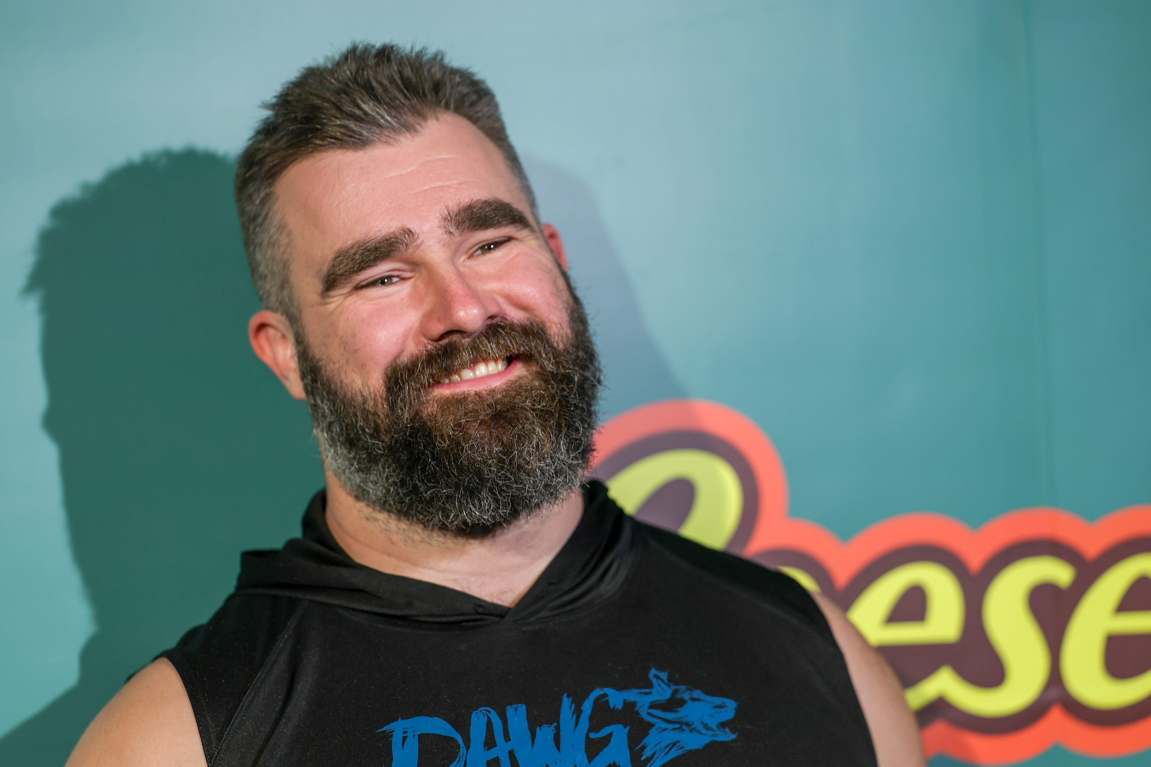 Jason Kelce at the Wondery x The "New Heights" House Party in New Orleans, Louisiana on February 5, 2025. | Source: Getty Images