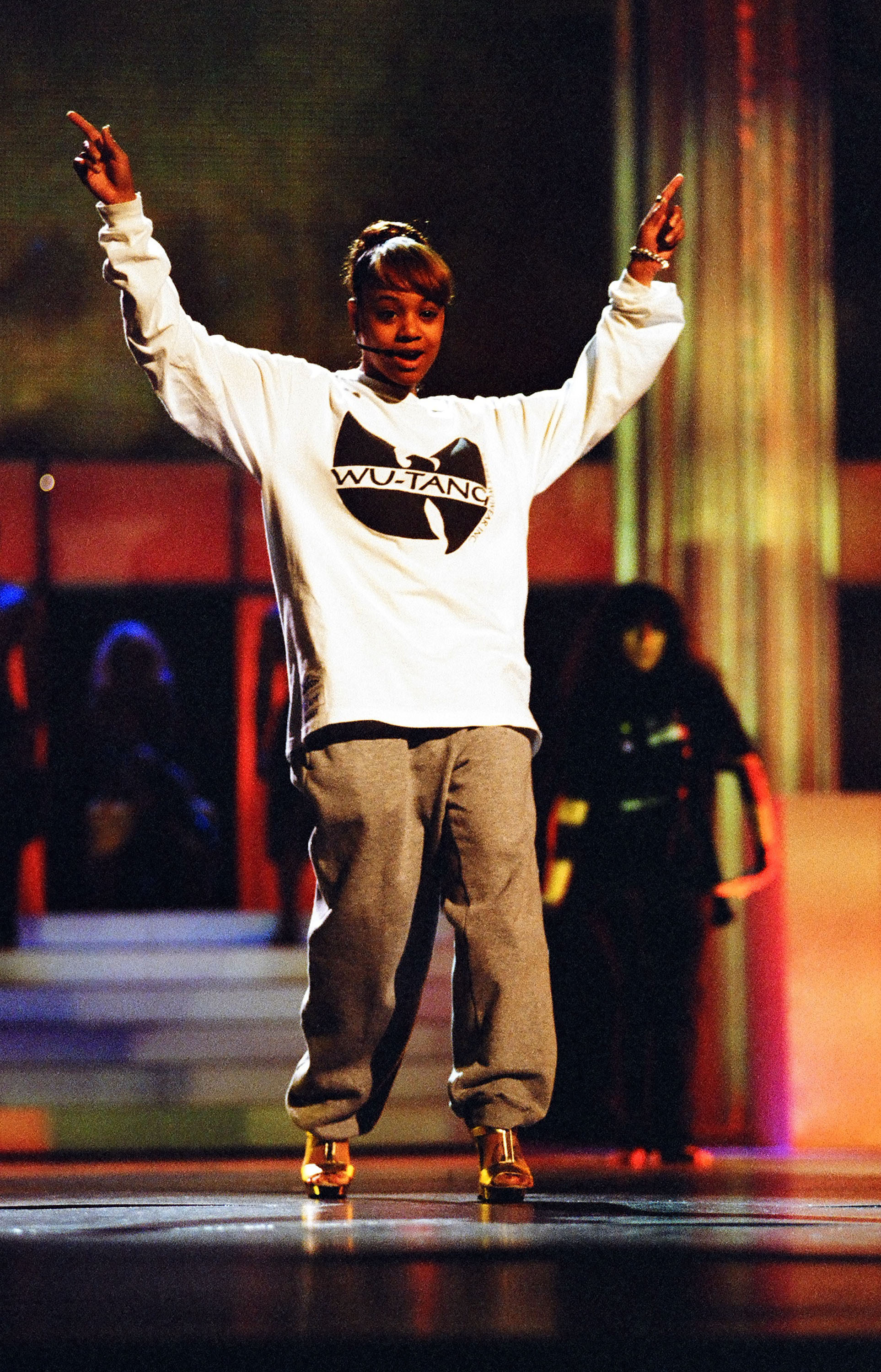 Lisa "Left Eye" Lopes of TLC performs in 1997 | Source: Getty Images