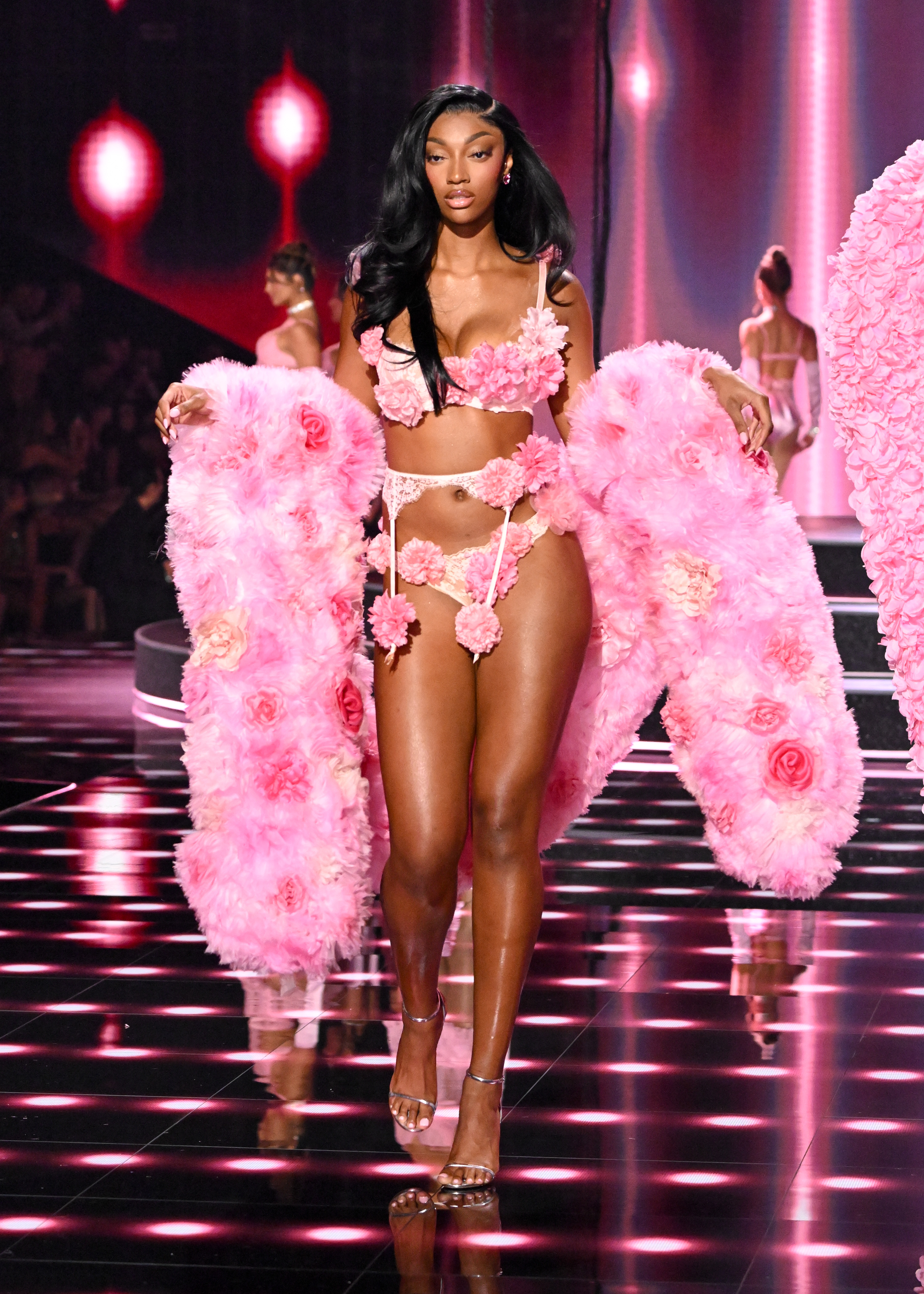 Angel Reese at the Victoria's Secret Fashion Show held at Steiner Studios on October 15, 2025 in New York | Source: Getty Images
