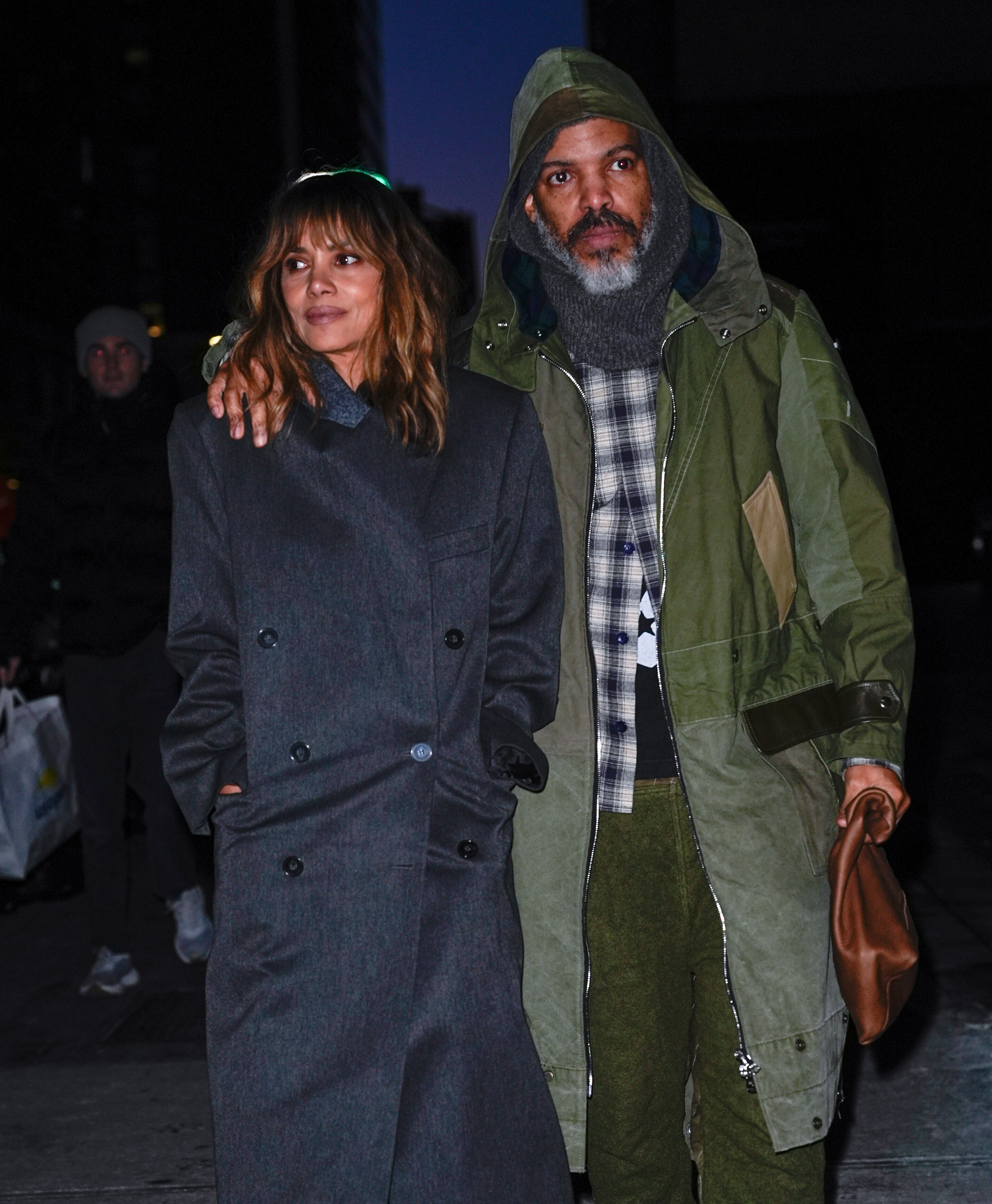The couple also looked comfortable during a much more bundled-up outing, with Hunt placing an arm around Berry. Their relationship has lasted for years after beginning under the highly unusual circumstances of the pandemic.