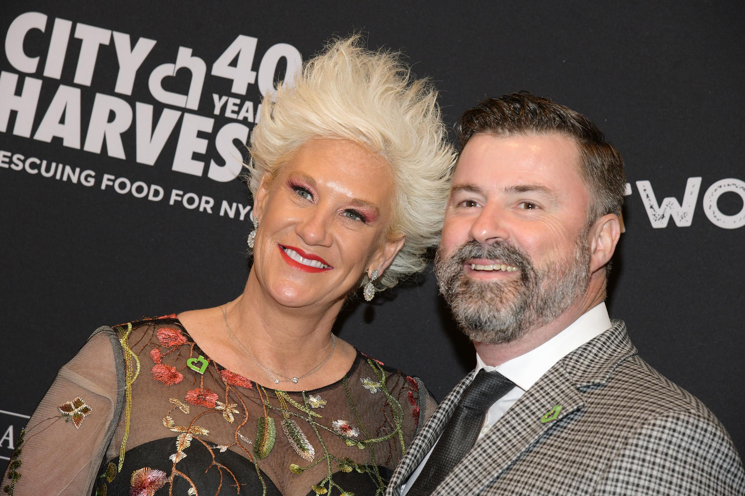 Anne Burrell and Stuart Claxton attend the City Harvest 40th Anniversary Gala in New York City on April 25, 2023 | Source: Getty Images