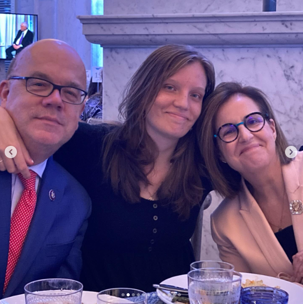 A photo of Molly McGovern with her parents congress man Jim McGovern and Lisa McGovern posted on April 26, 2025 | Source: Instagram/epmcgovern