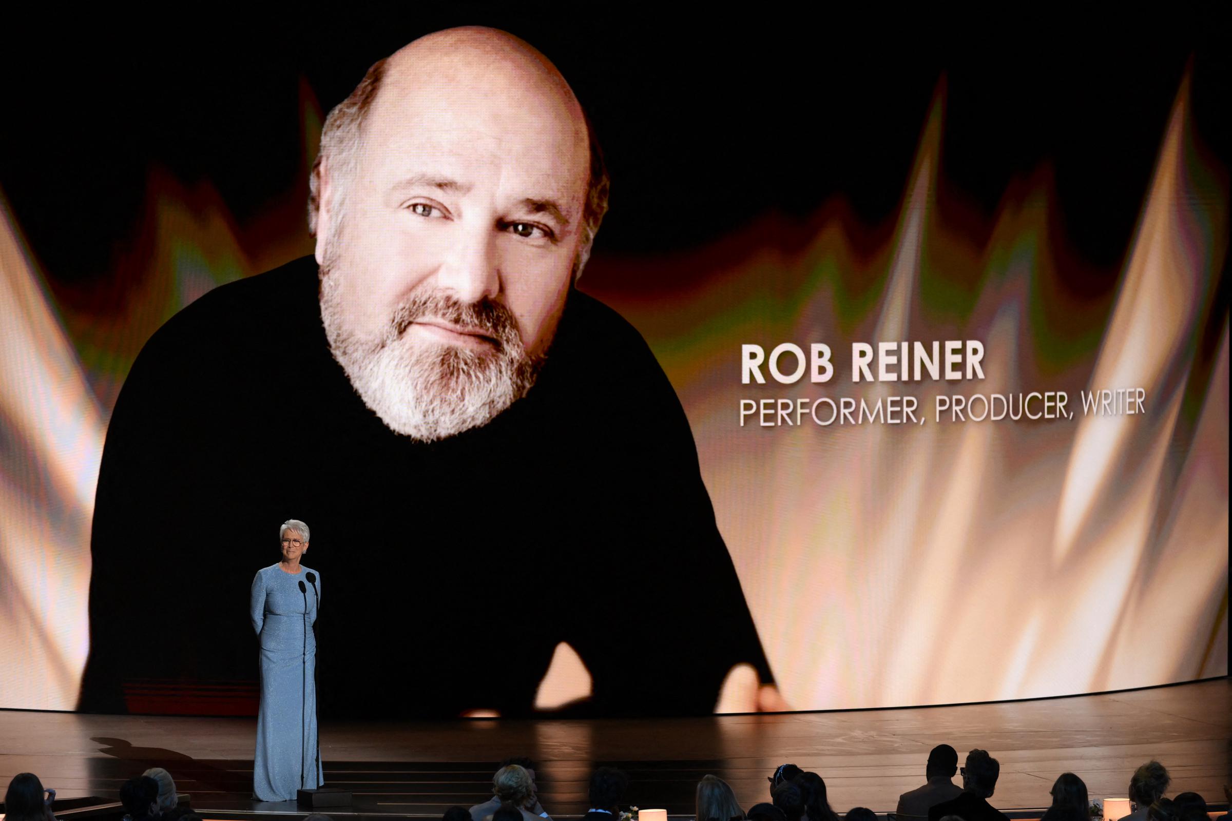 Rob Reiner received one of the final tributes of the segment, with Jamie Lee Curtis delivering the remembrance. The transition initially caught the audience off guard, but the moment became an emotional send-off to the late performer, producer and writer. | Source: Getty Images